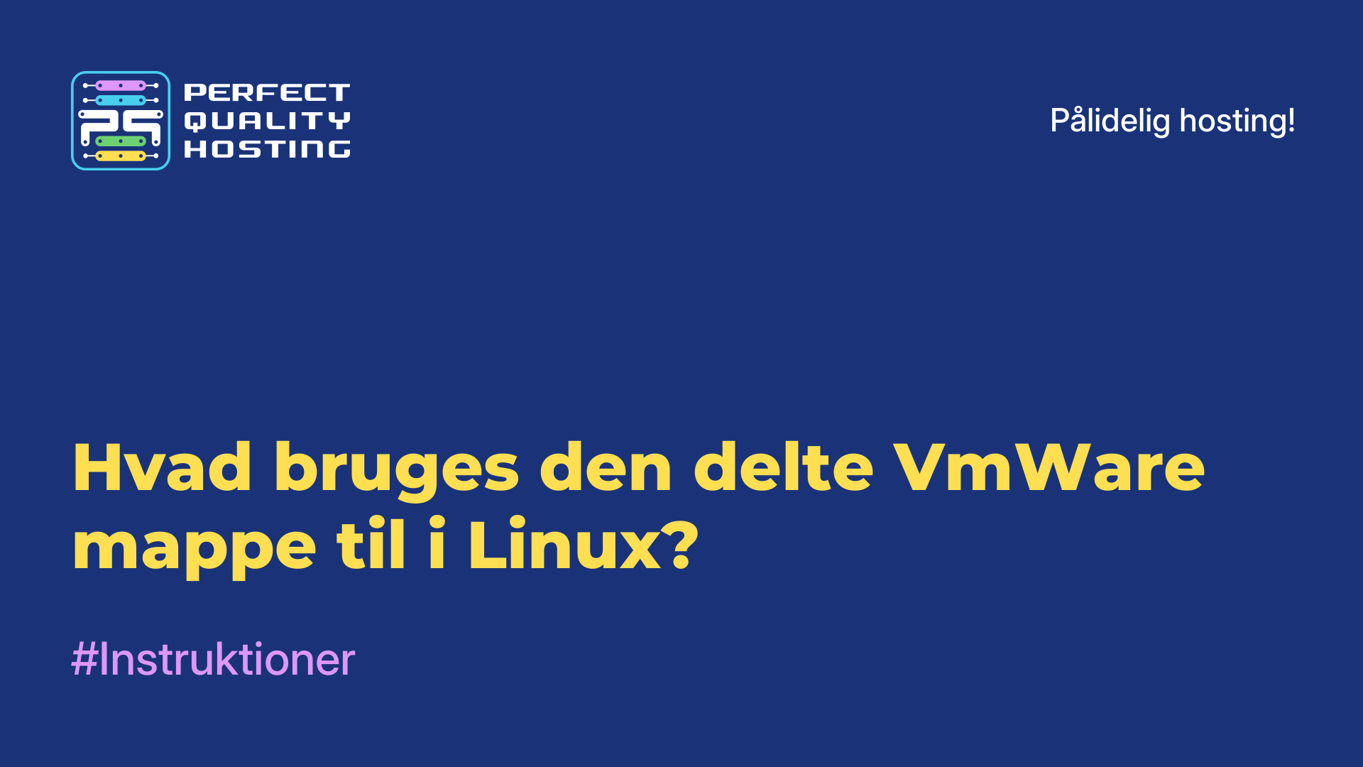 Hvad bruges den delte VmWare-mappe til i Linux?