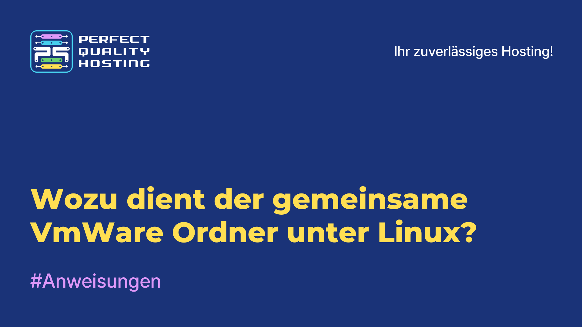 Wozu dient der gemeinsame VmWare-Ordner unter Linux?