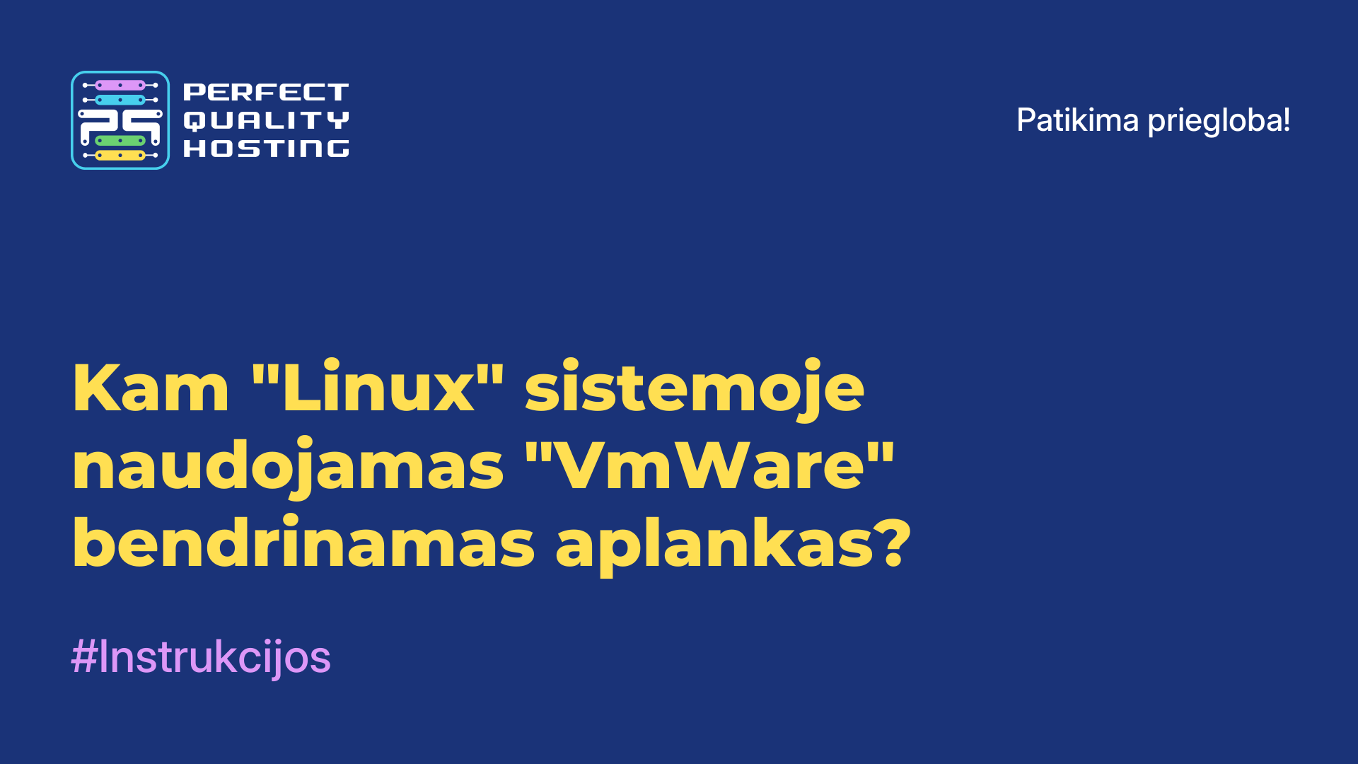 Kam "Linux" sistemoje naudojamas "VmWare" bendrinamas aplankas?