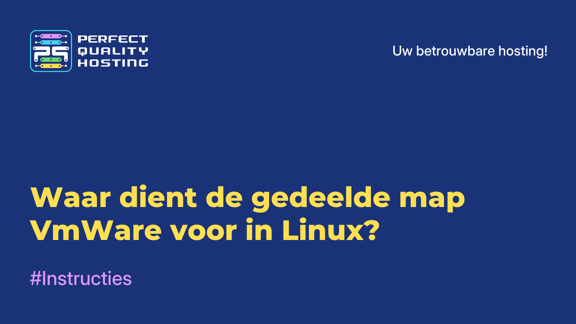 Waar dient de gedeelde map VmWare voor in Linux?