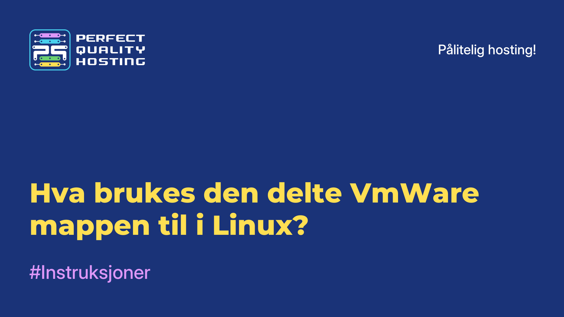 Hva brukes den delte VmWare-mappen til i Linux?