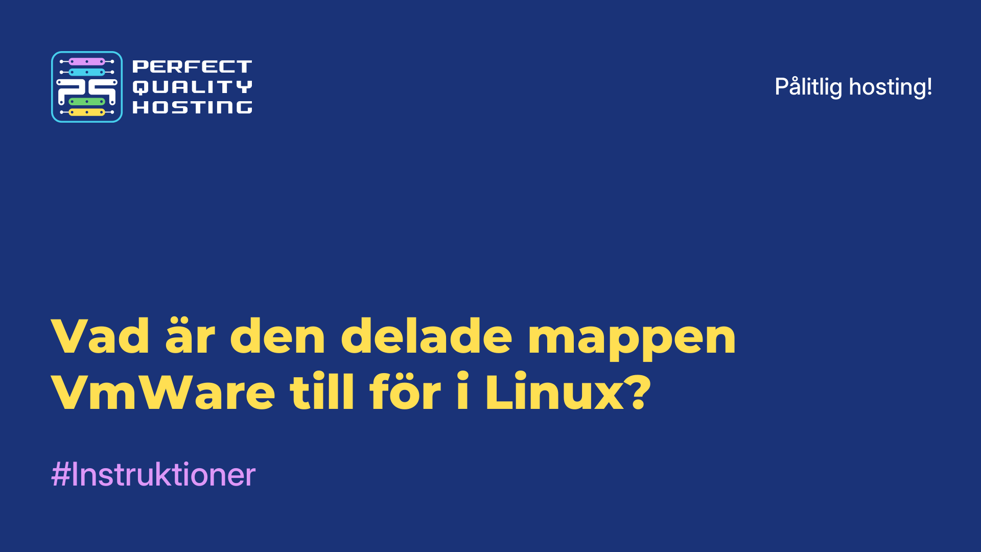 Vad är den delade mappen VmWare till för i Linux?