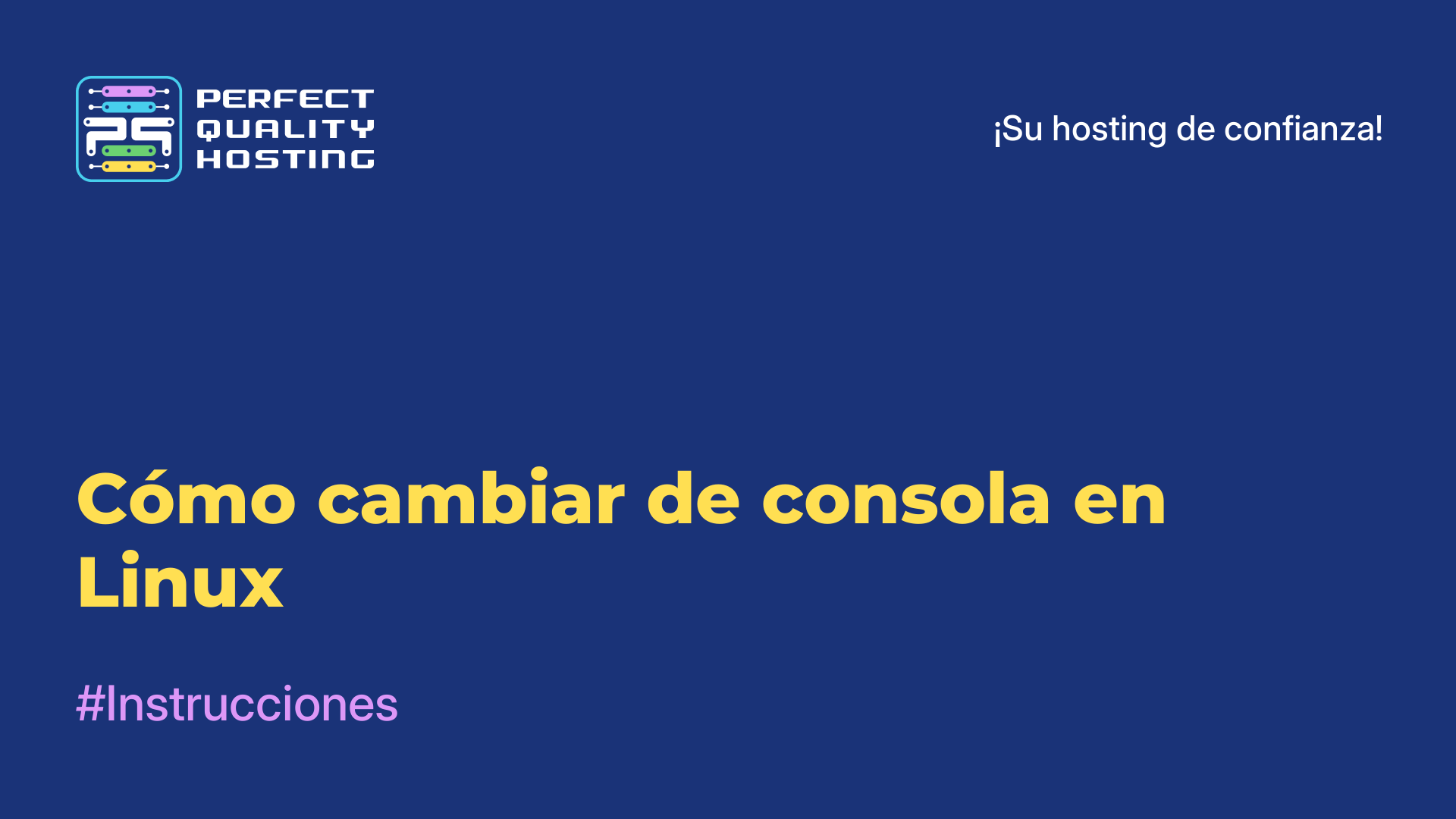 Cómo cambiar de consola en Linux