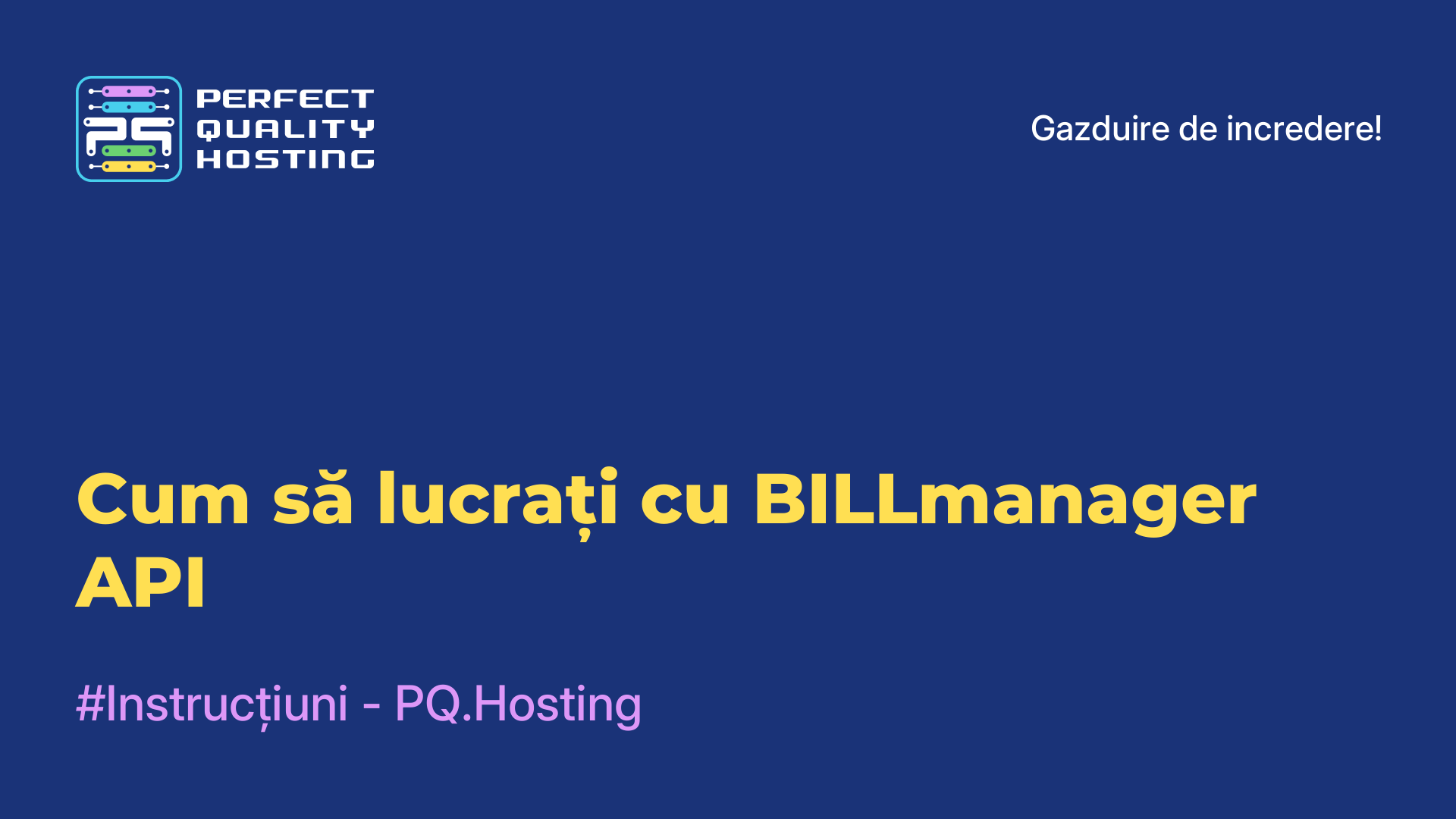 Cum să lucrați cu BILLmanager API