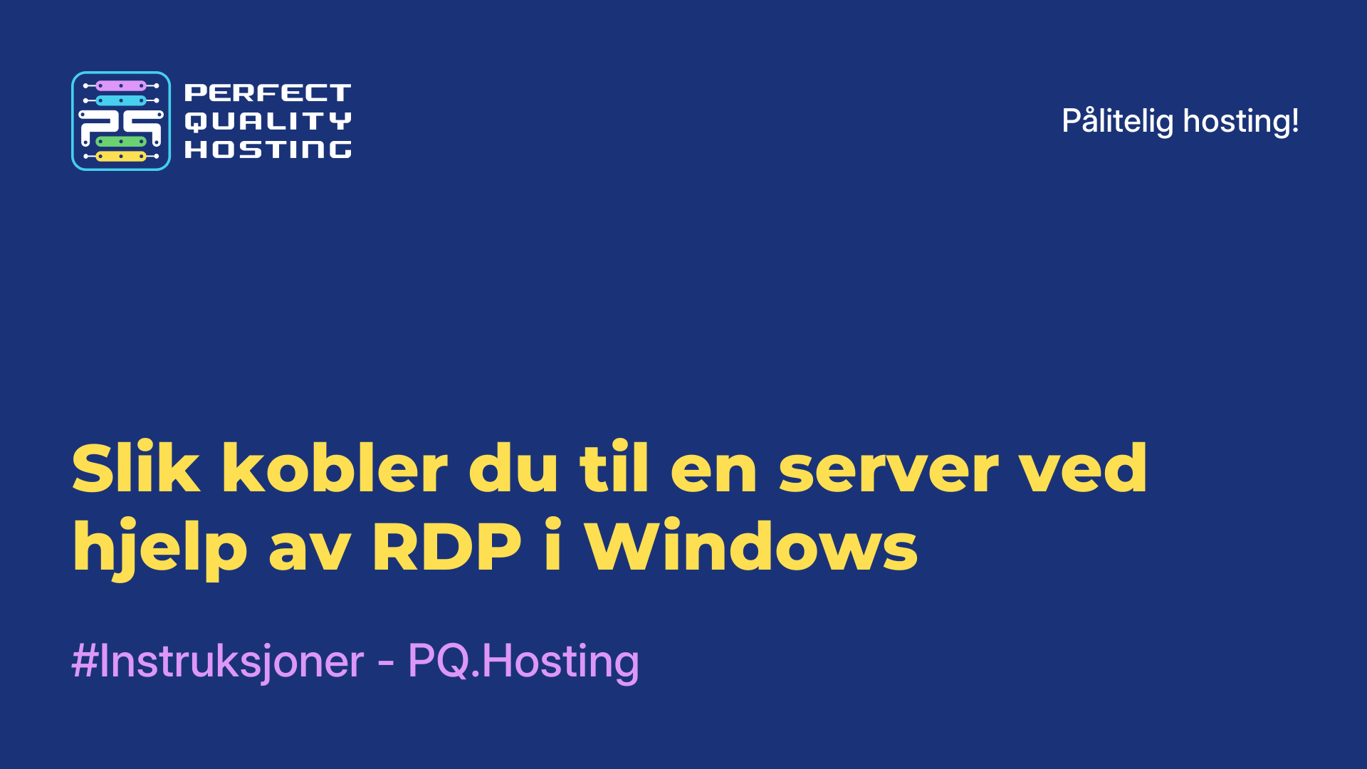 Slik kobler du til en server ved hjelp av RDP i Windows