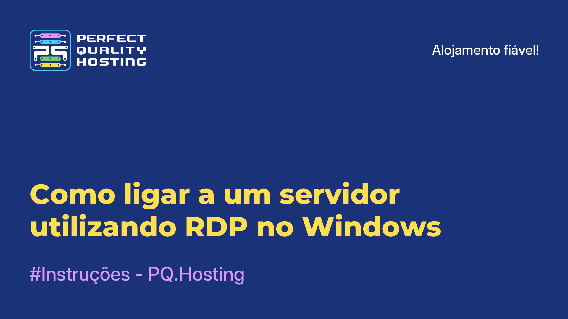 Como ligar a um servidor utilizando RDP no Windows