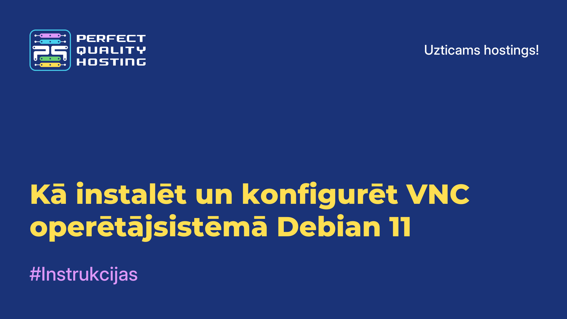 Kā instalēt un konfigurēt VNC operētājsistēmā Debian 11