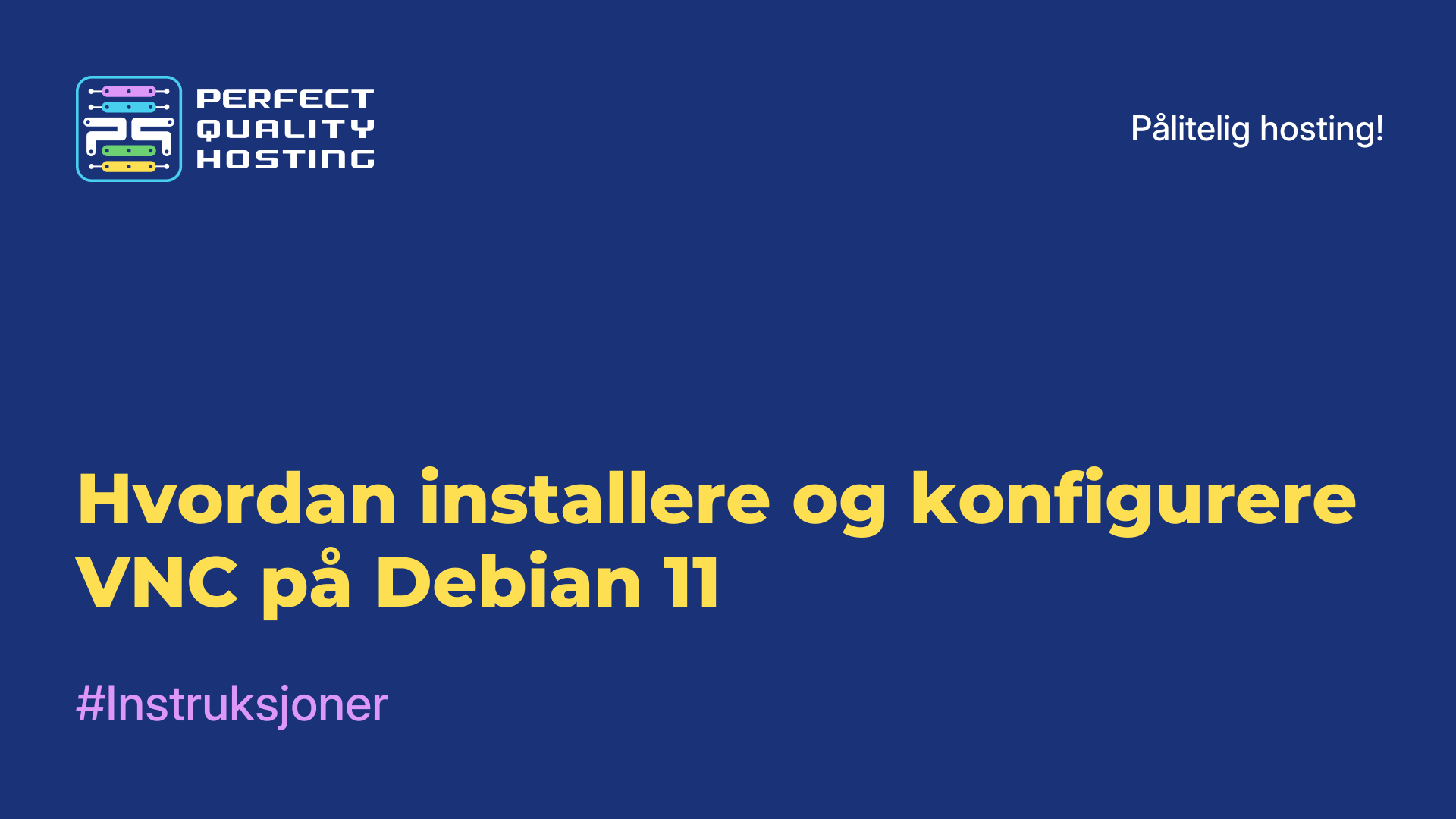 Hvordan installere og konfigurere VNC på Debian 11