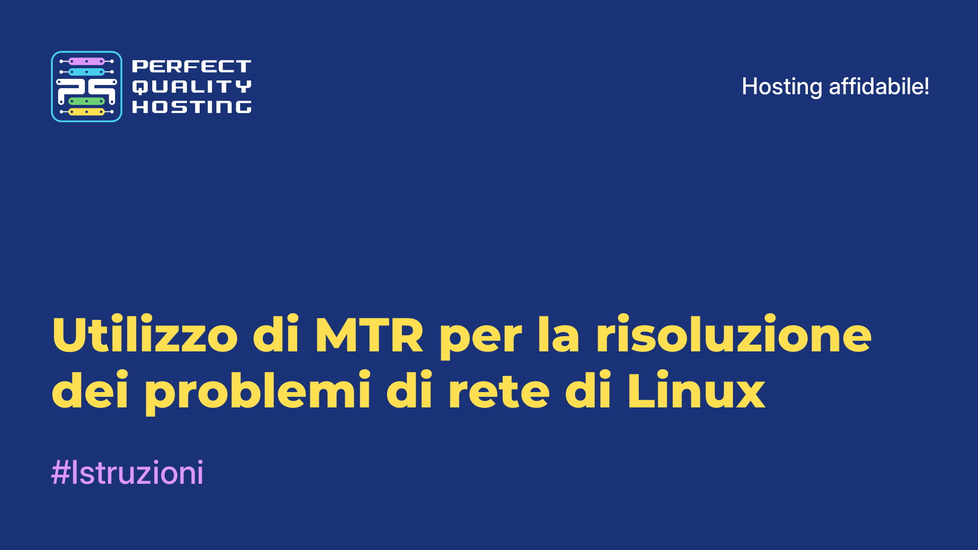 Utilizzo di MTR per la risoluzione dei problemi di rete di Linux