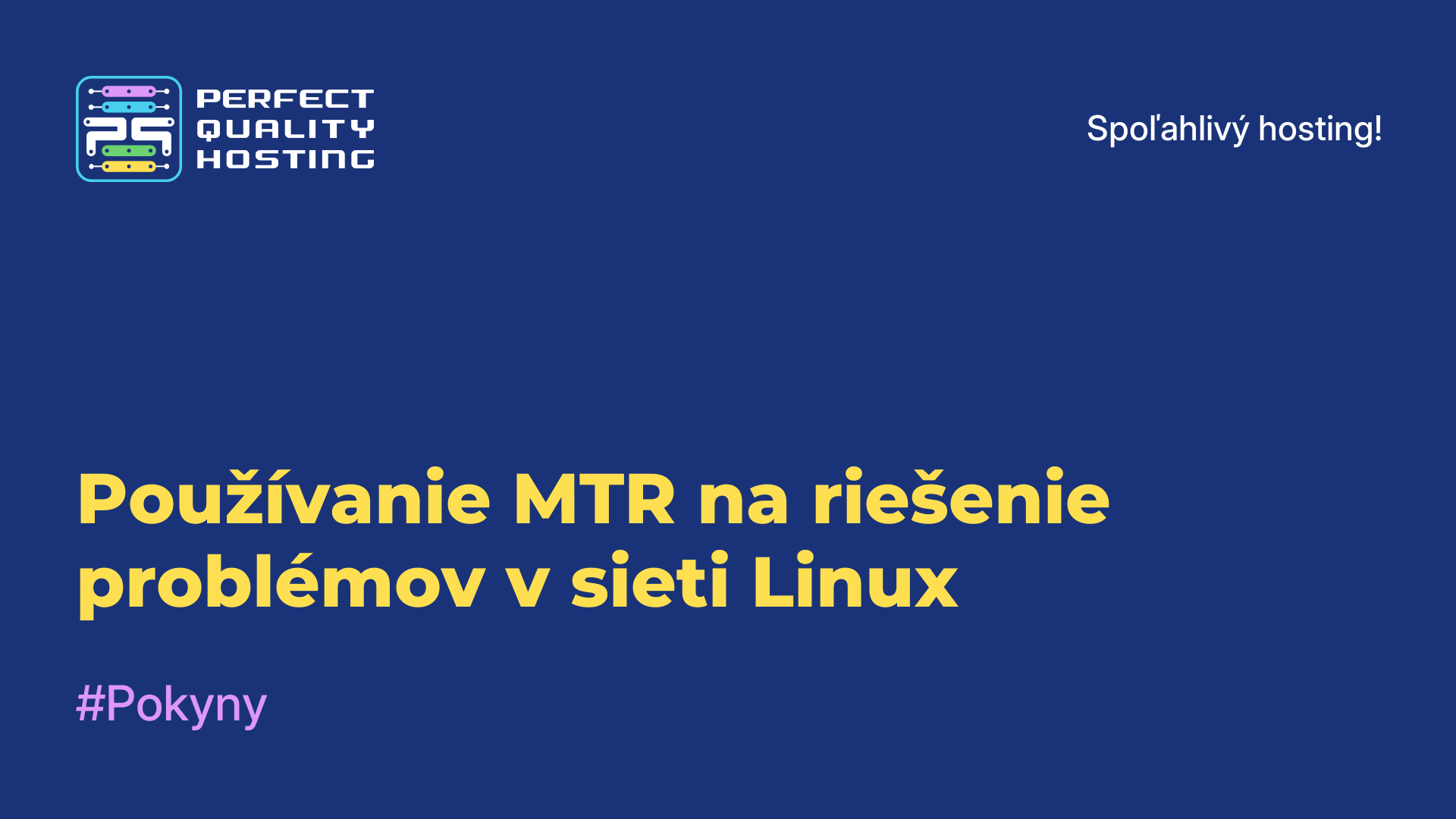 Používanie MTR na riešenie problémov v sieti Linux