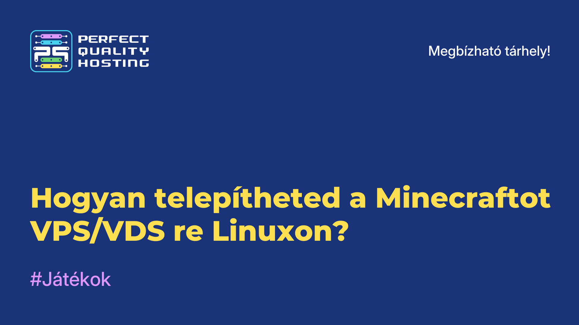 Hogyan telepítheted a Minecraftot VPS/VDS-re Linuxon?