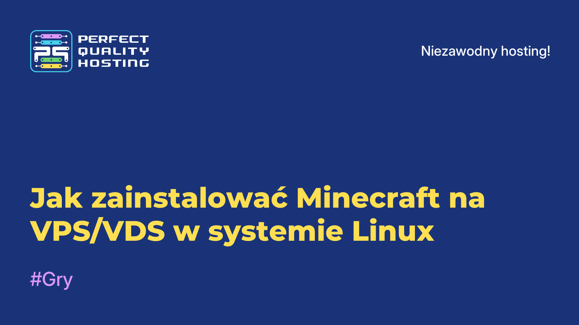 Jak zainstalować Minecraft na VPS/VDS w systemie Linux