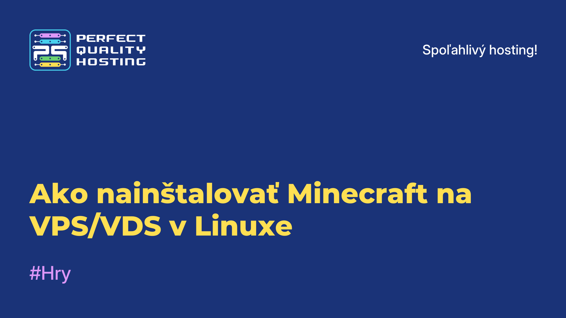 Ako nainštalovať Minecraft na VPS/VDS v Linuxe