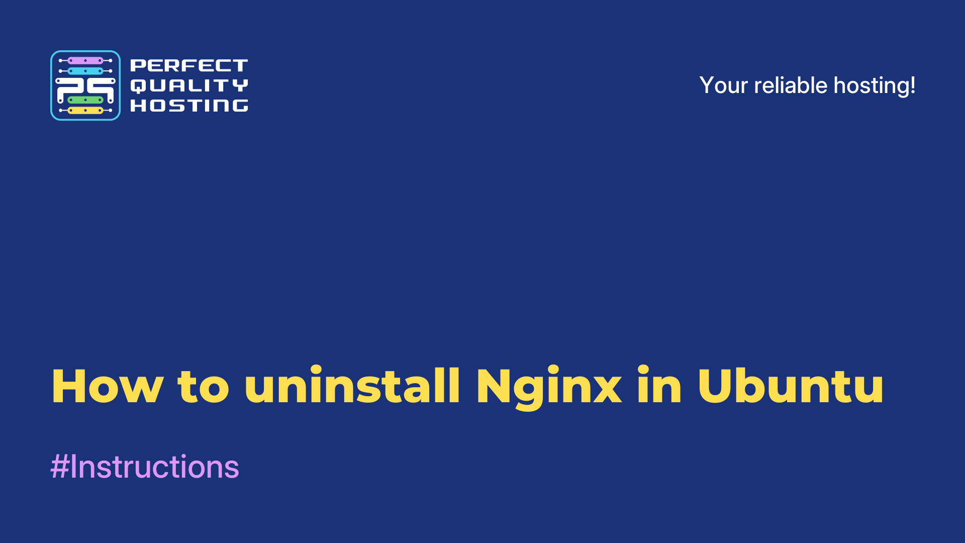 How to uninstall Nginx in Ubuntu