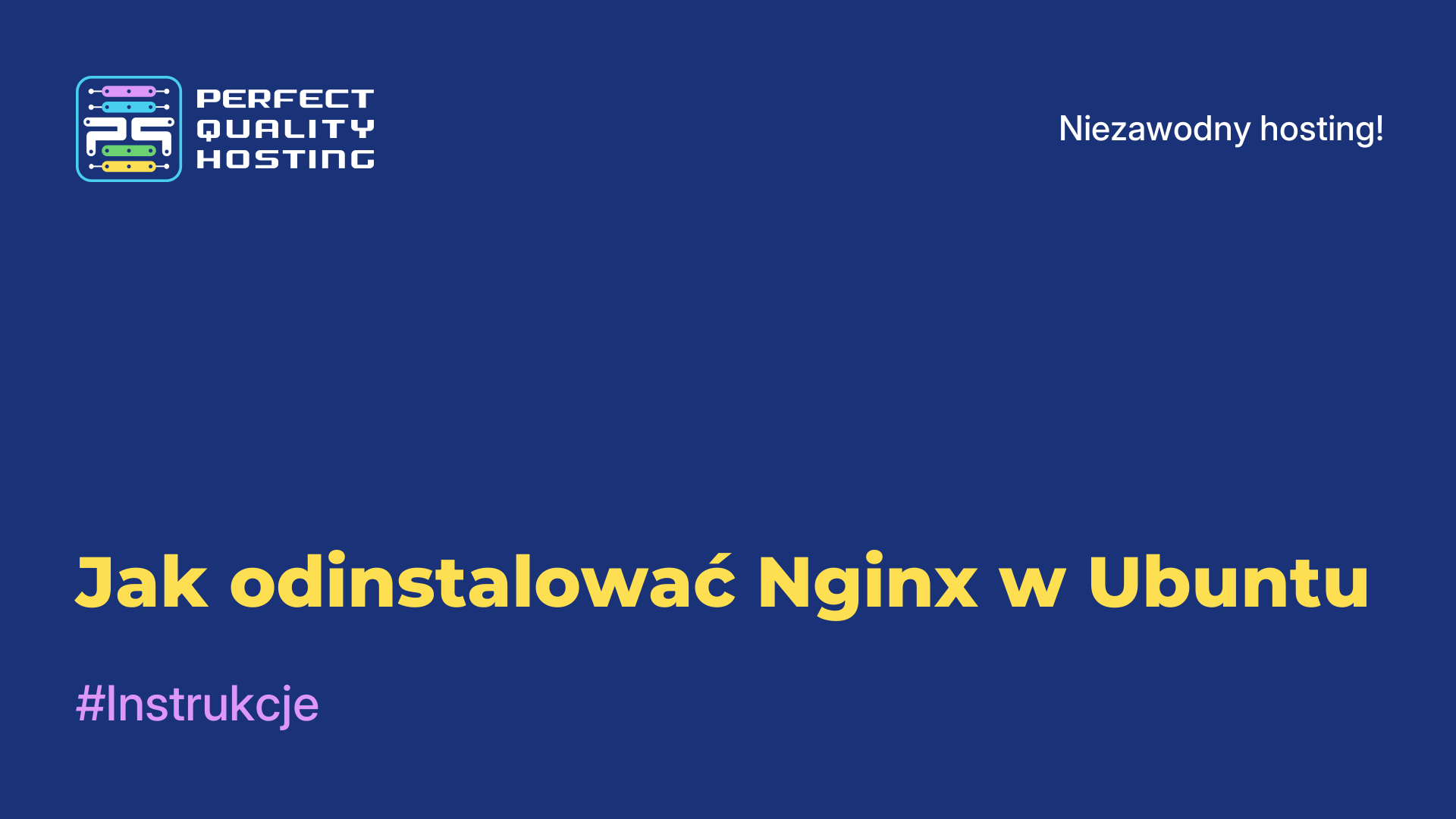 Jak odinstalować Nginx w Ubuntu