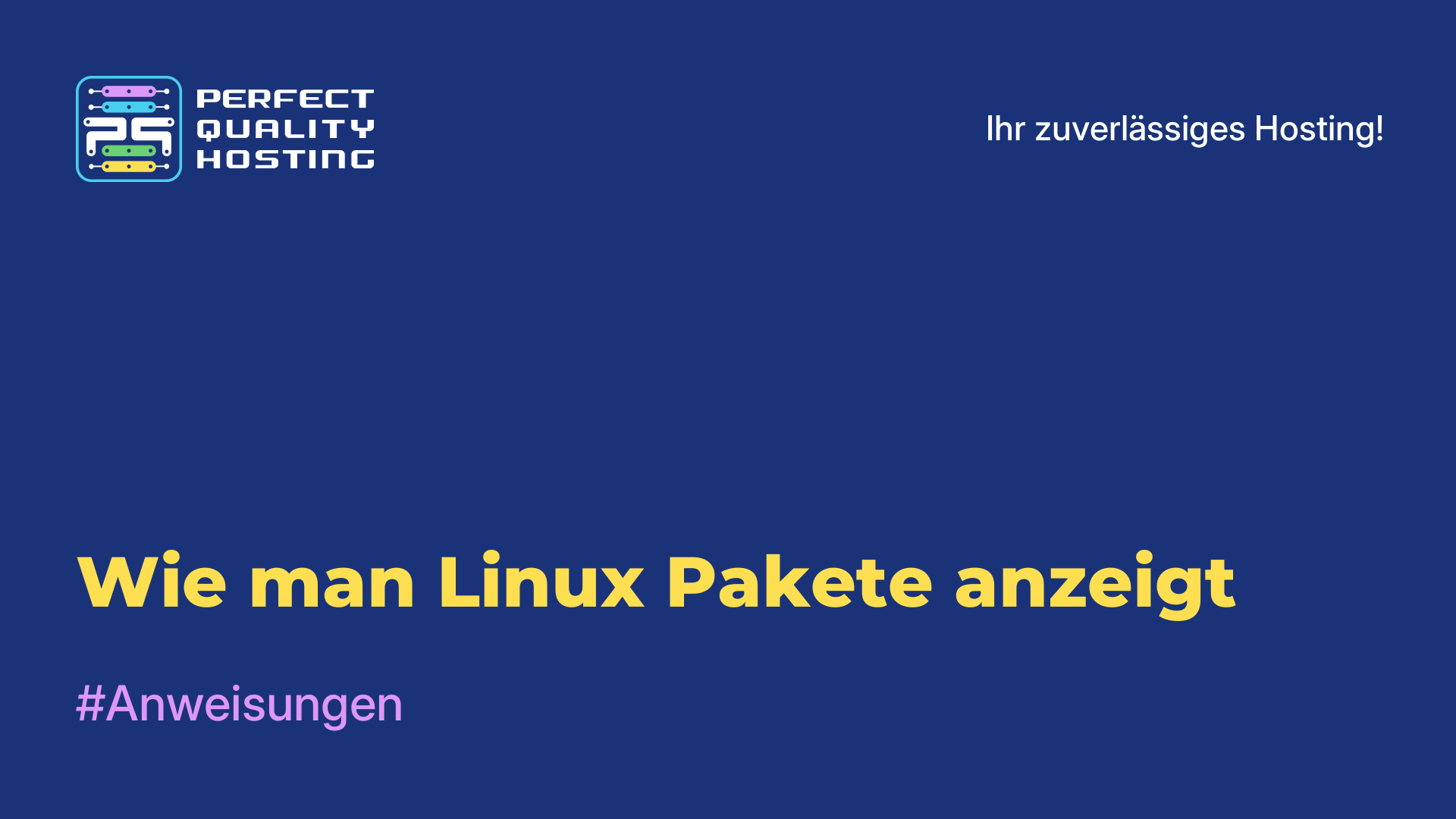 Wie man Linux-Pakete anzeigt