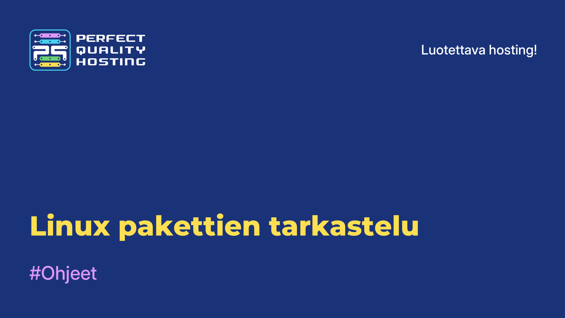 Linux-pakettien tarkastelu