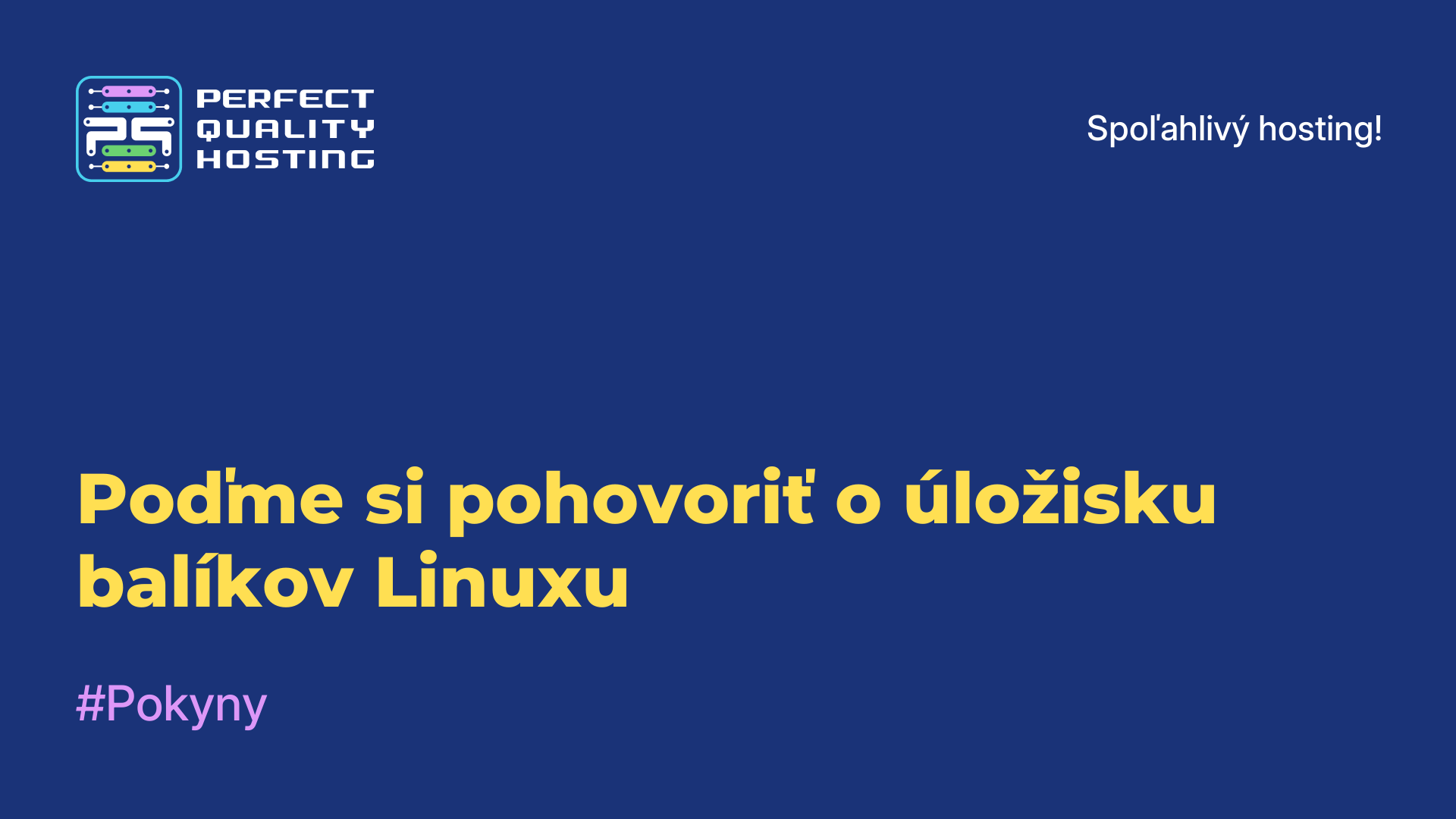 Poďme si pohovoriť o úložisku balíkov Linuxu