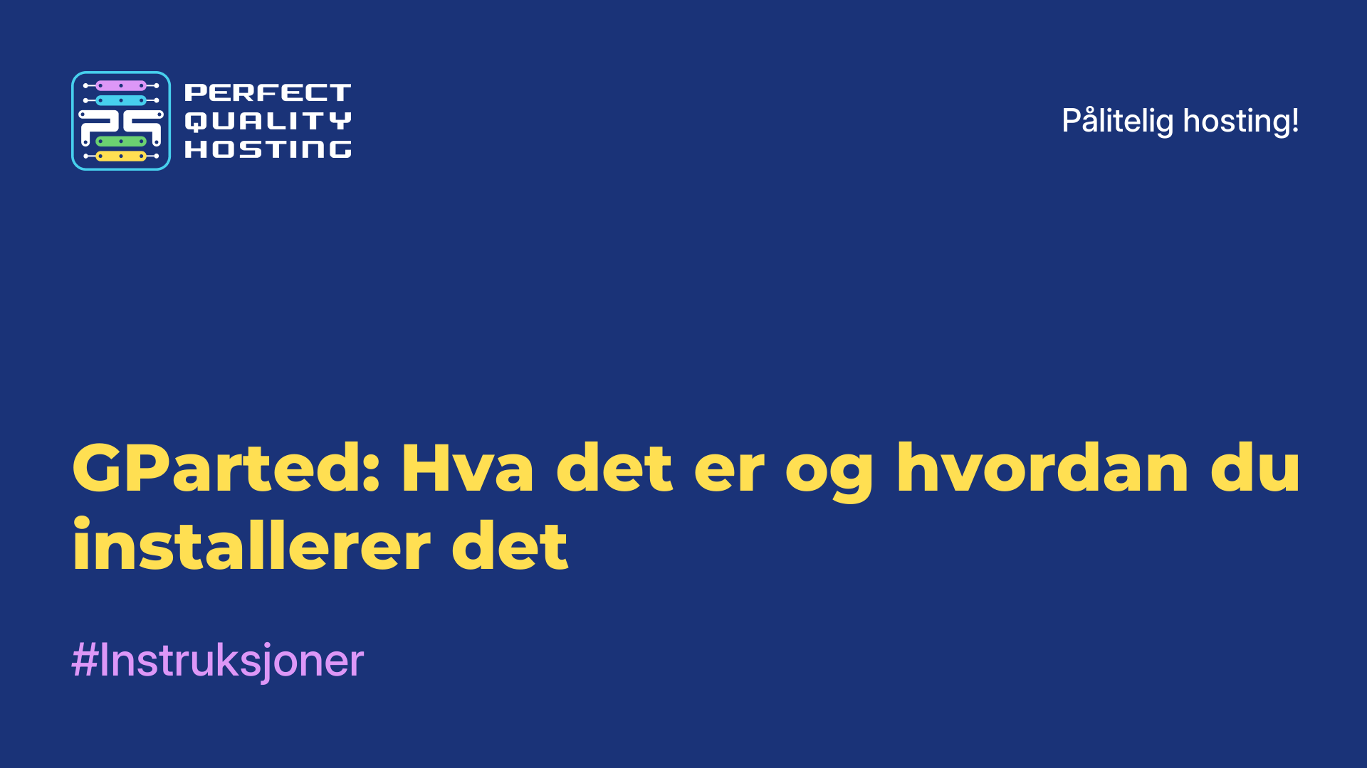 GParted: Hva det er og hvordan du installerer det