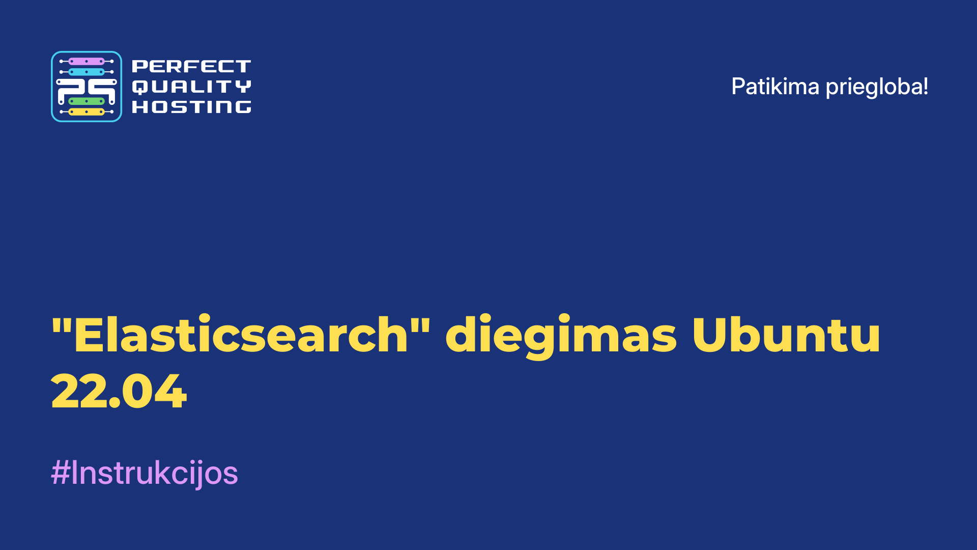 "Elasticsearch" diegimas Ubuntu 22.04