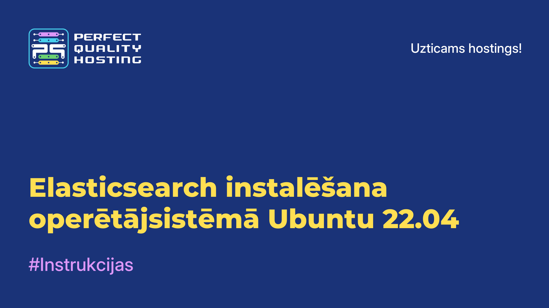 Elasticsearch instalēšana operētājsistēmā Ubuntu 22.04