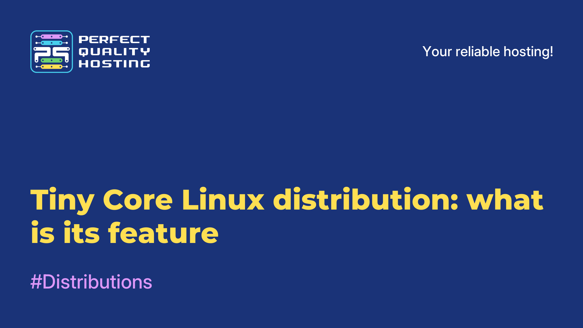 Tiny Core Linux distribution: what is its feature