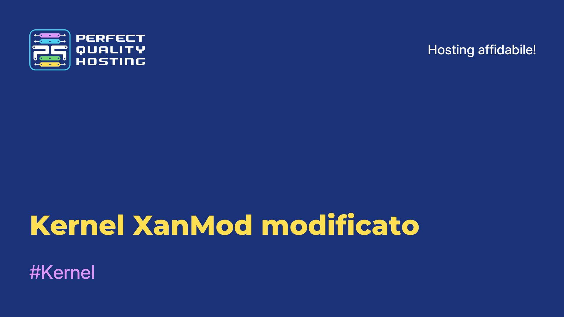 Kernel XanMod modificato