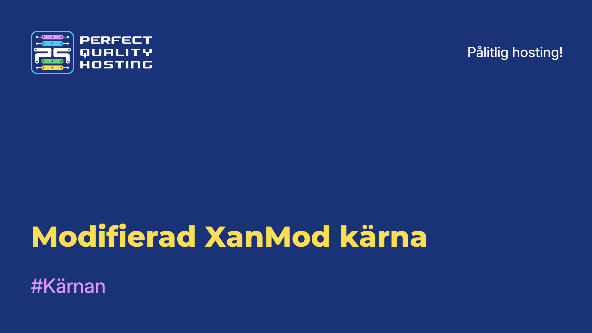 Modifierad XanMod-kärna