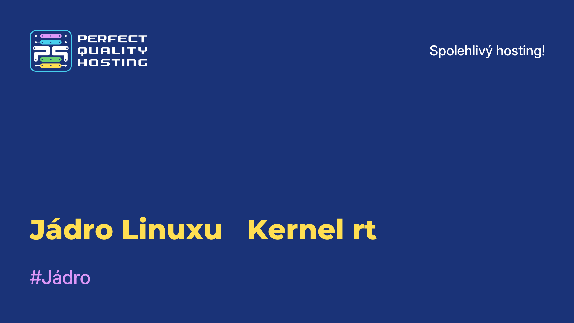 Jádro Linuxu - Kernel-rt