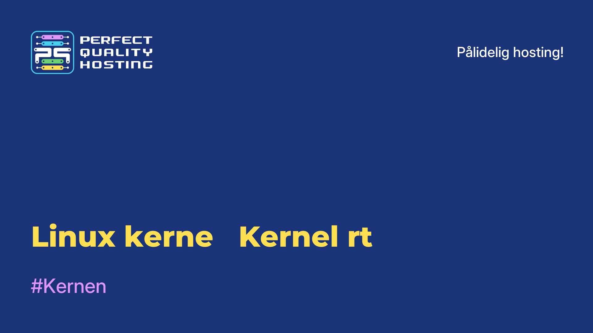 Linux-kerne - Kernel-rt