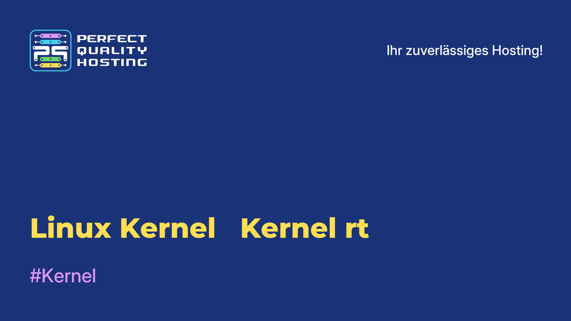 Linux-Kernel - Kernel-rt