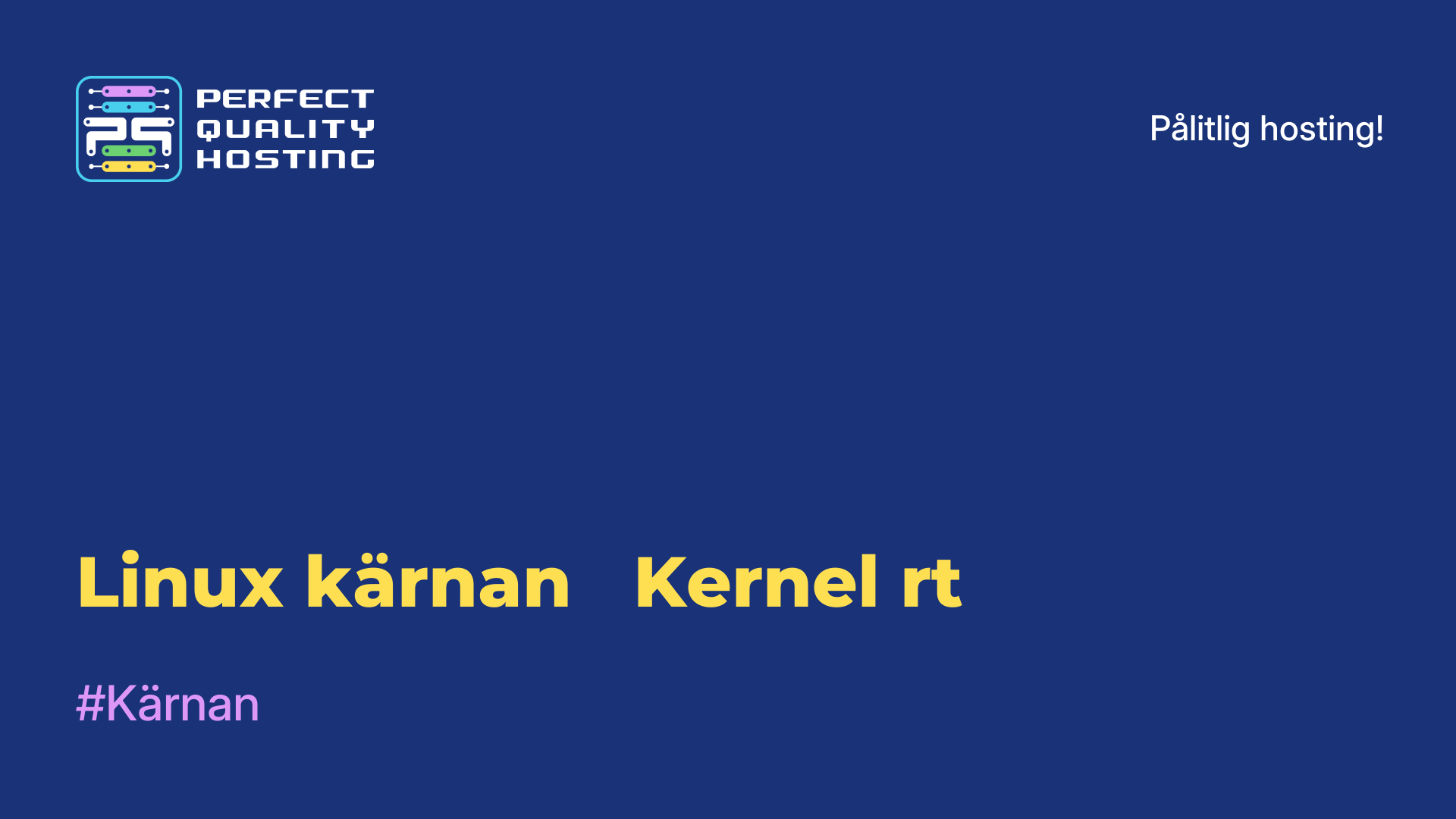 Linux-kärnan - Kernel-rt