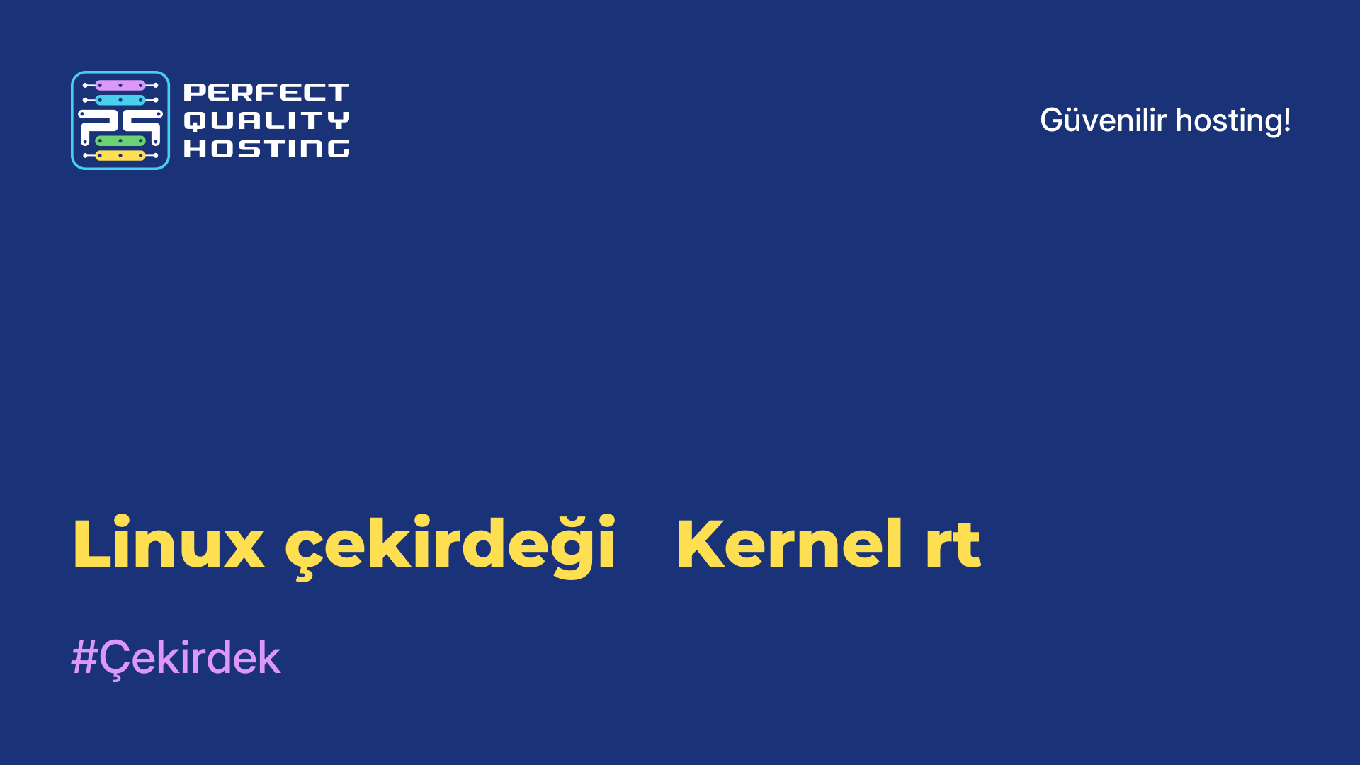 Linux çekirdeği - Kernel-rt