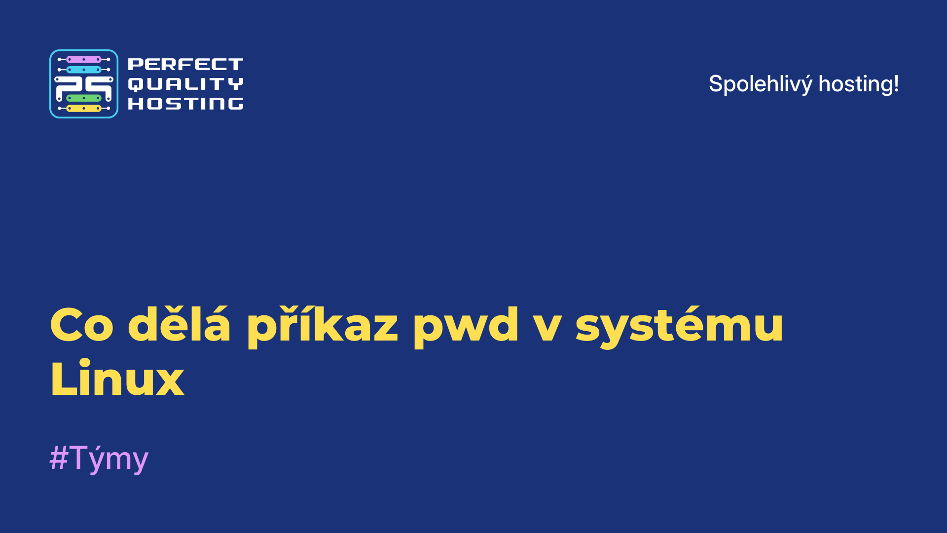 Co dělá příkaz pwd v systému Linux