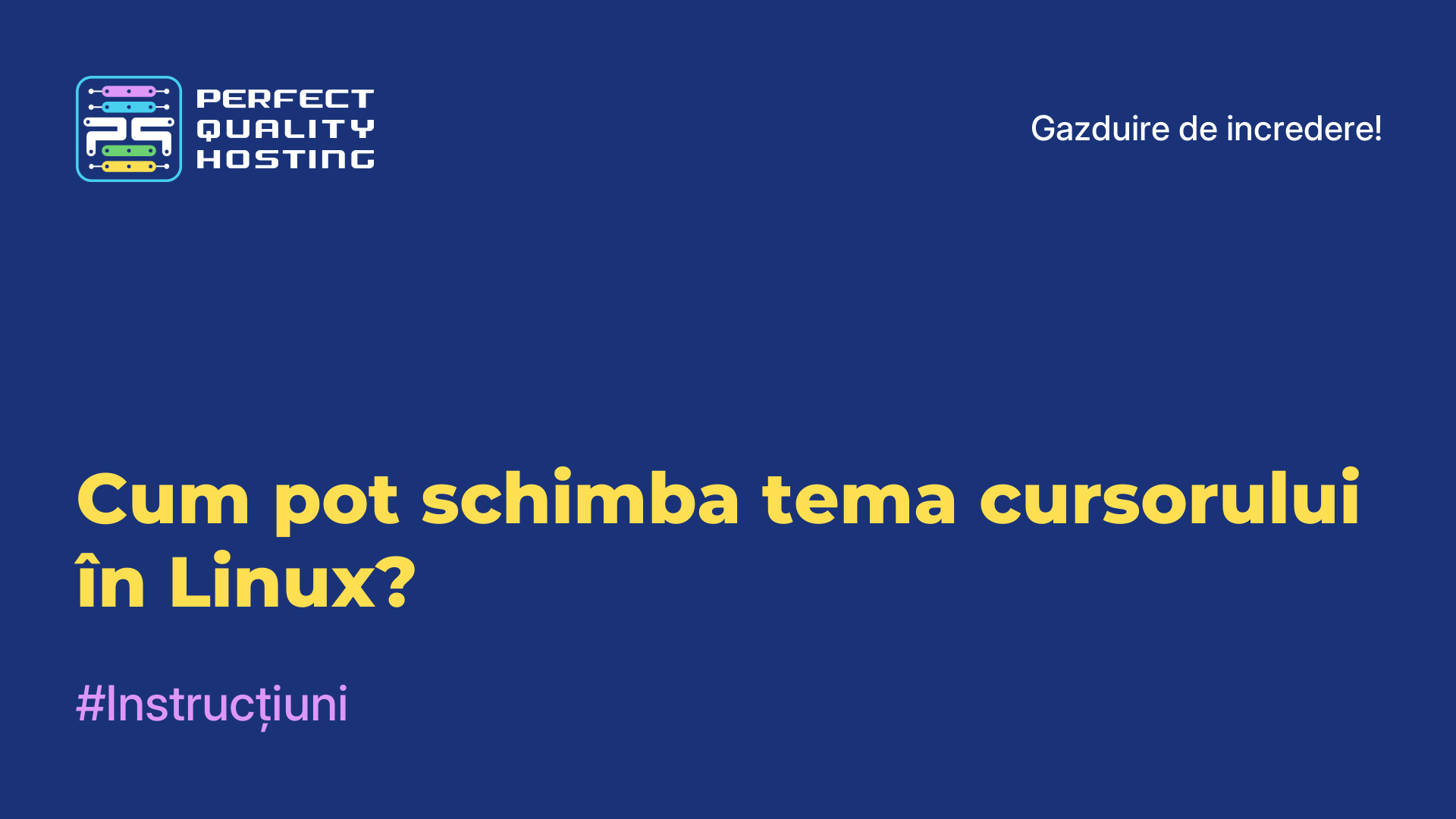 Cum pot schimba tema cursorului în Linux?