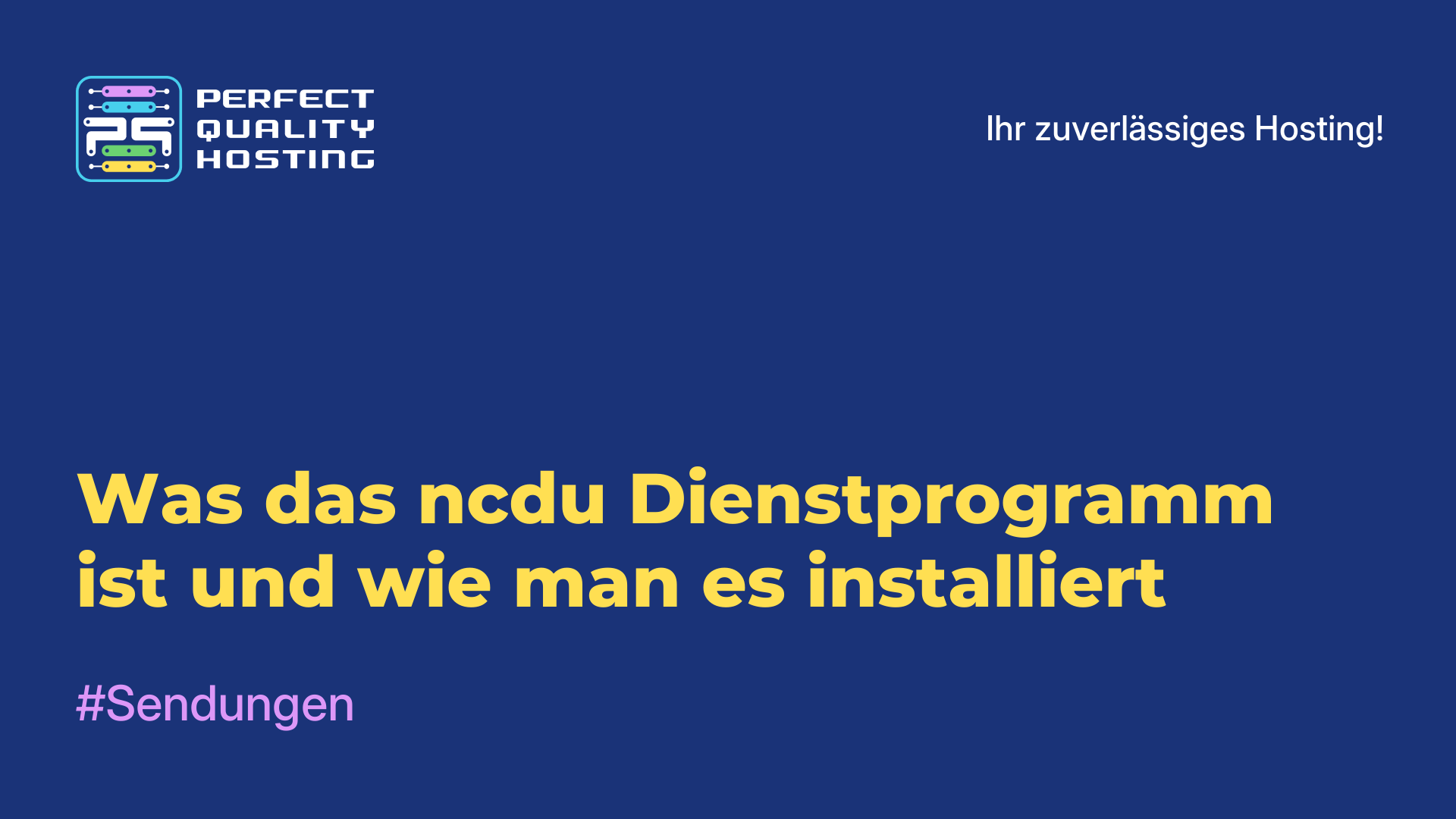 Was das ncdu-Dienstprogramm ist und wie man es installiert