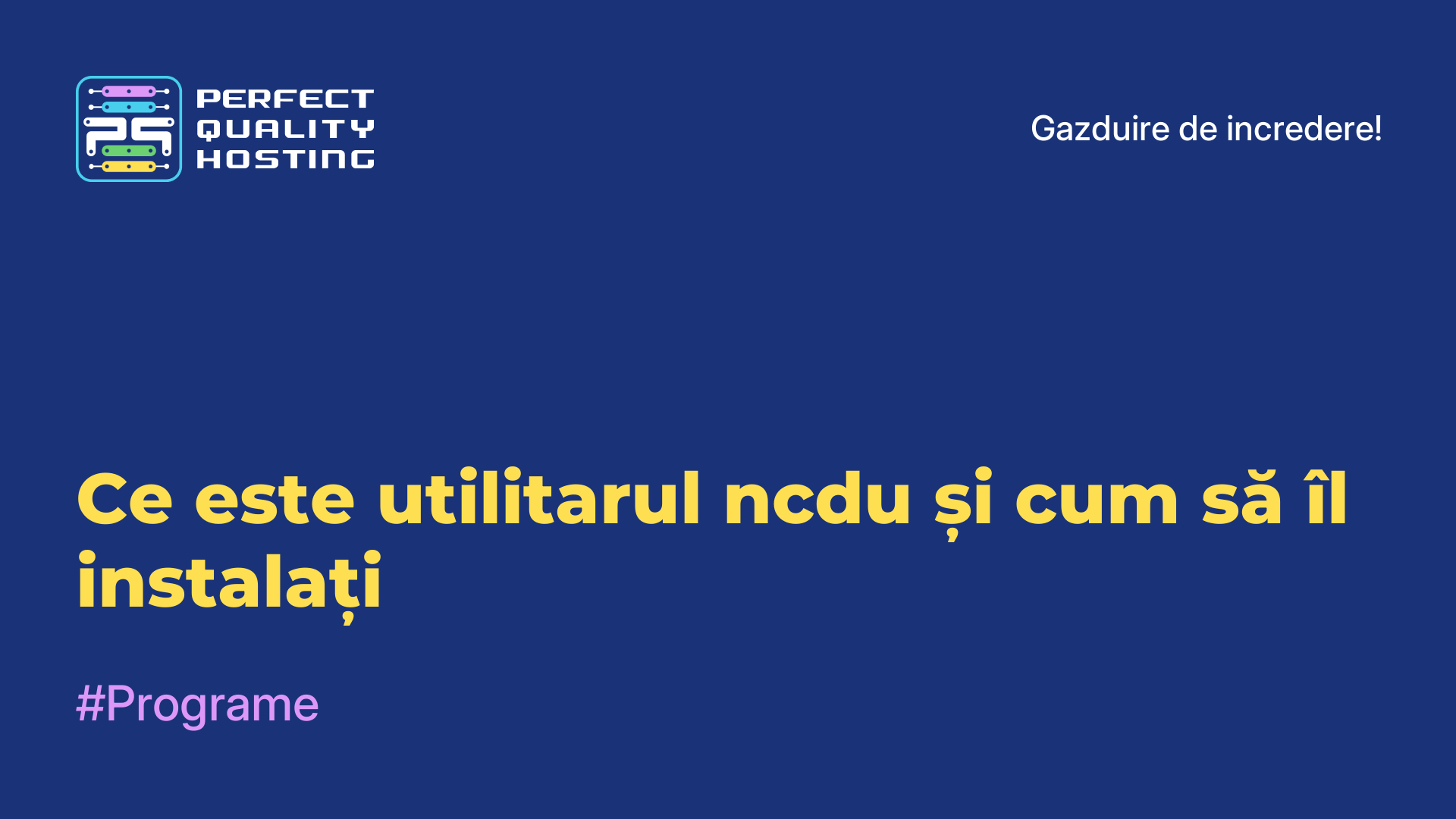 Ce este utilitarul ncdu și cum să îl instalați