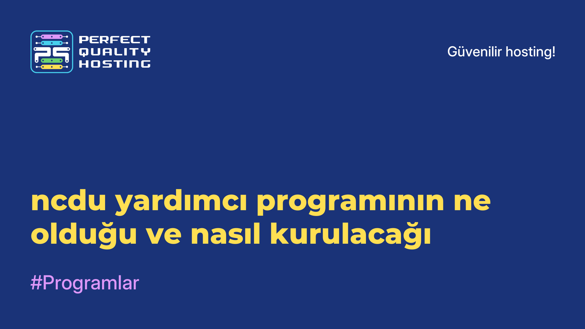 ncdu yardımcı programının ne olduğu ve nasıl kurulacağı