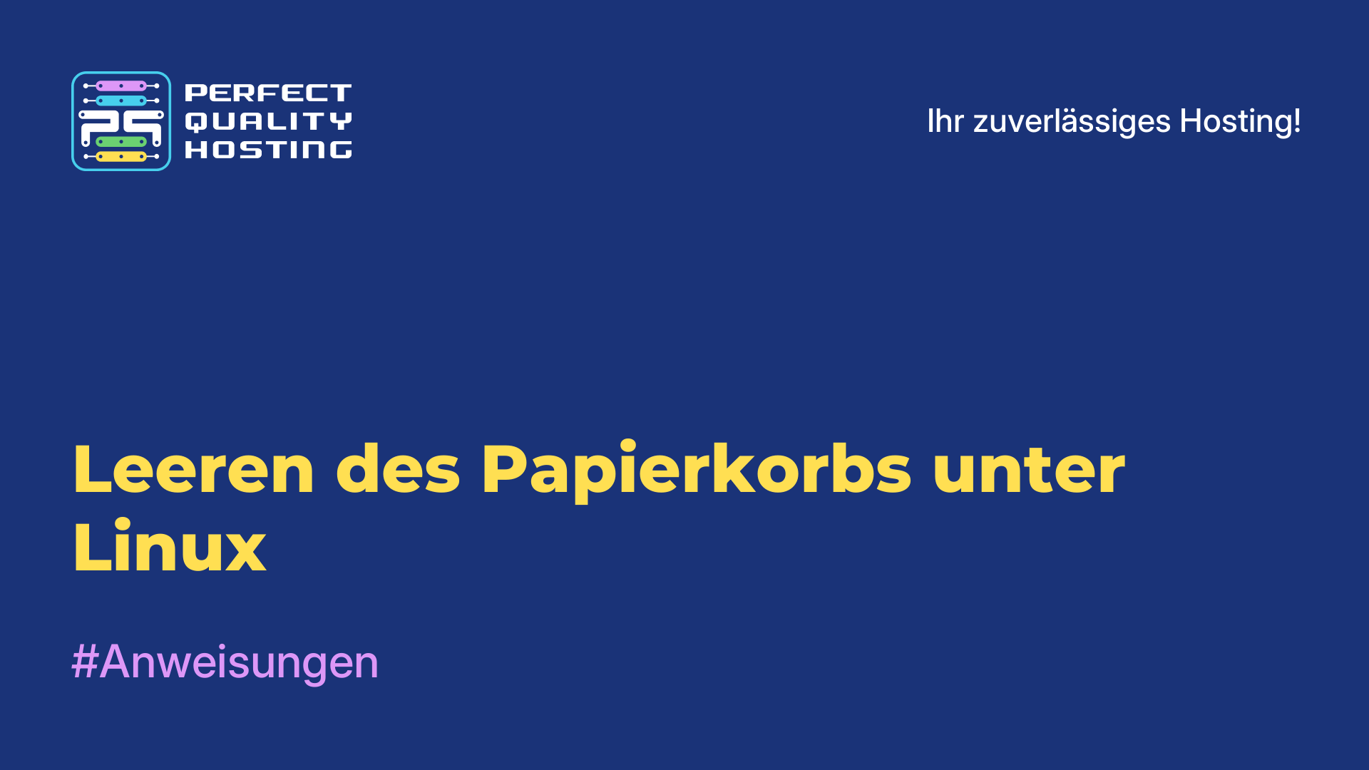 Leeren des Papierkorbs unter Linux