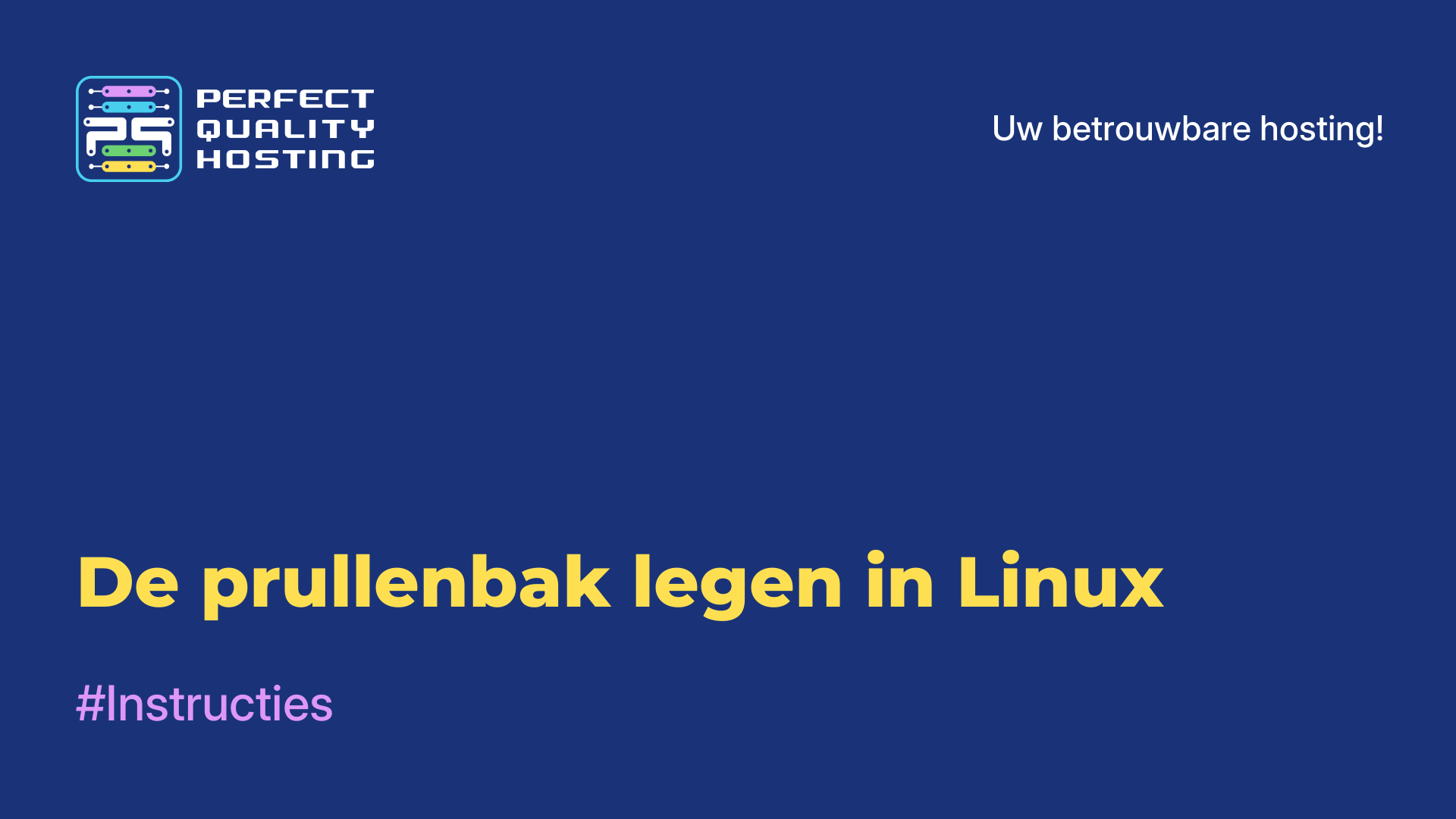 De prullenbak legen in Linux