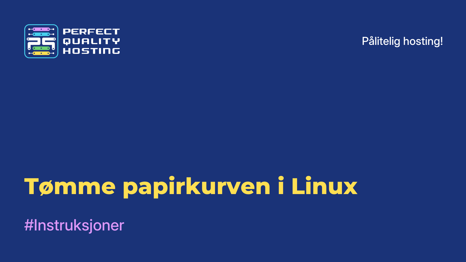 Tømme papirkurven i Linux