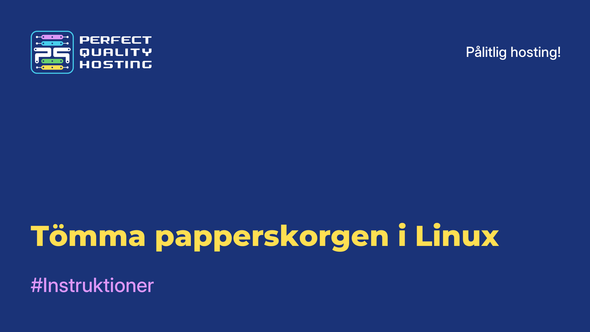 Tömma papperskorgen i Linux