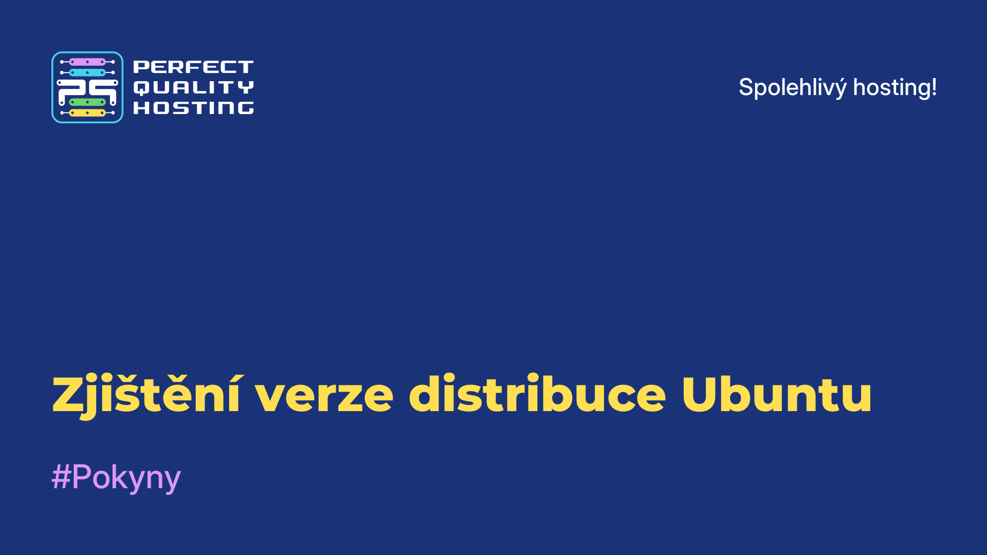 Zjištění verze distribuce Ubuntu