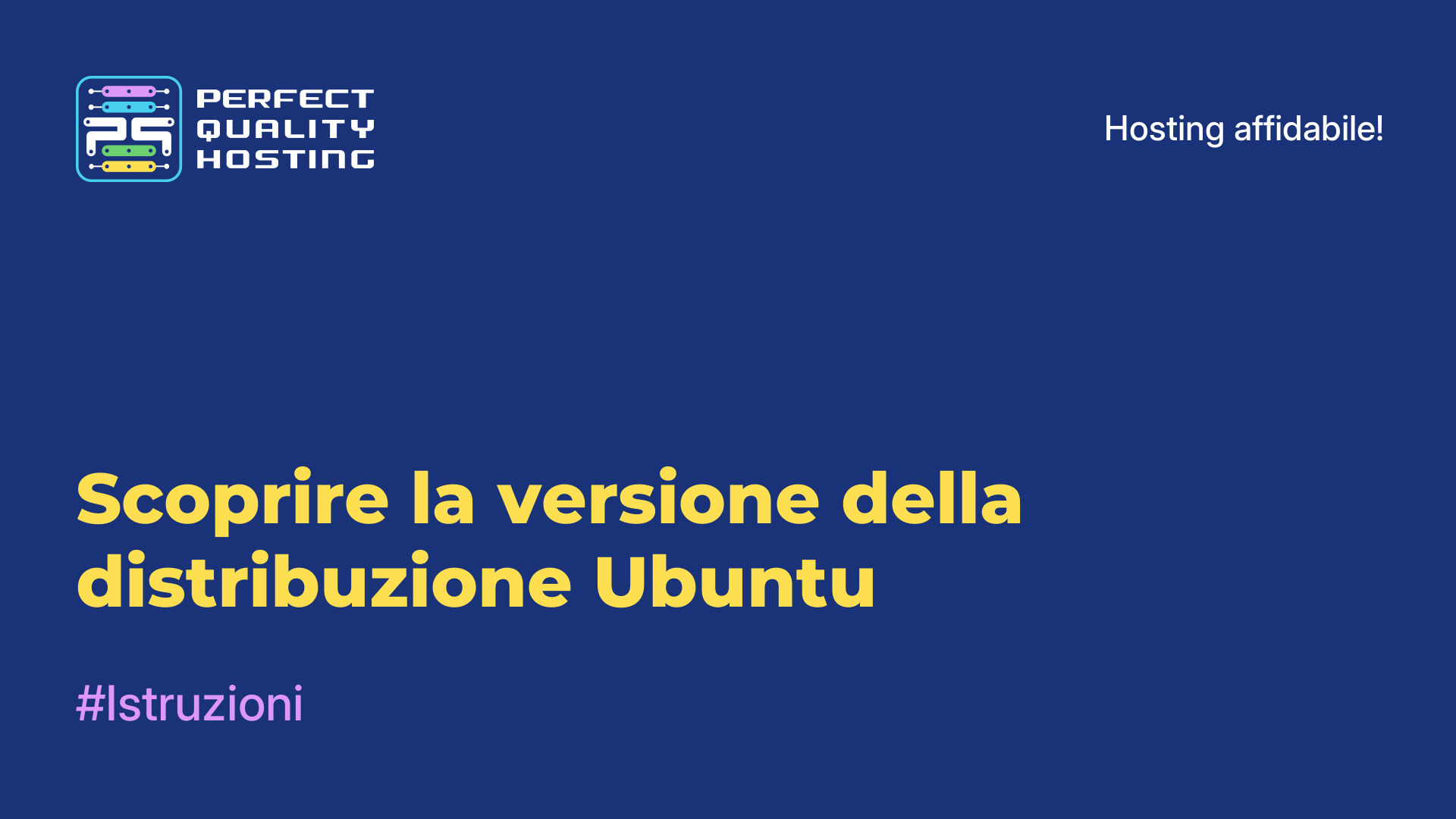 Scoprire la versione della distribuzione Ubuntu