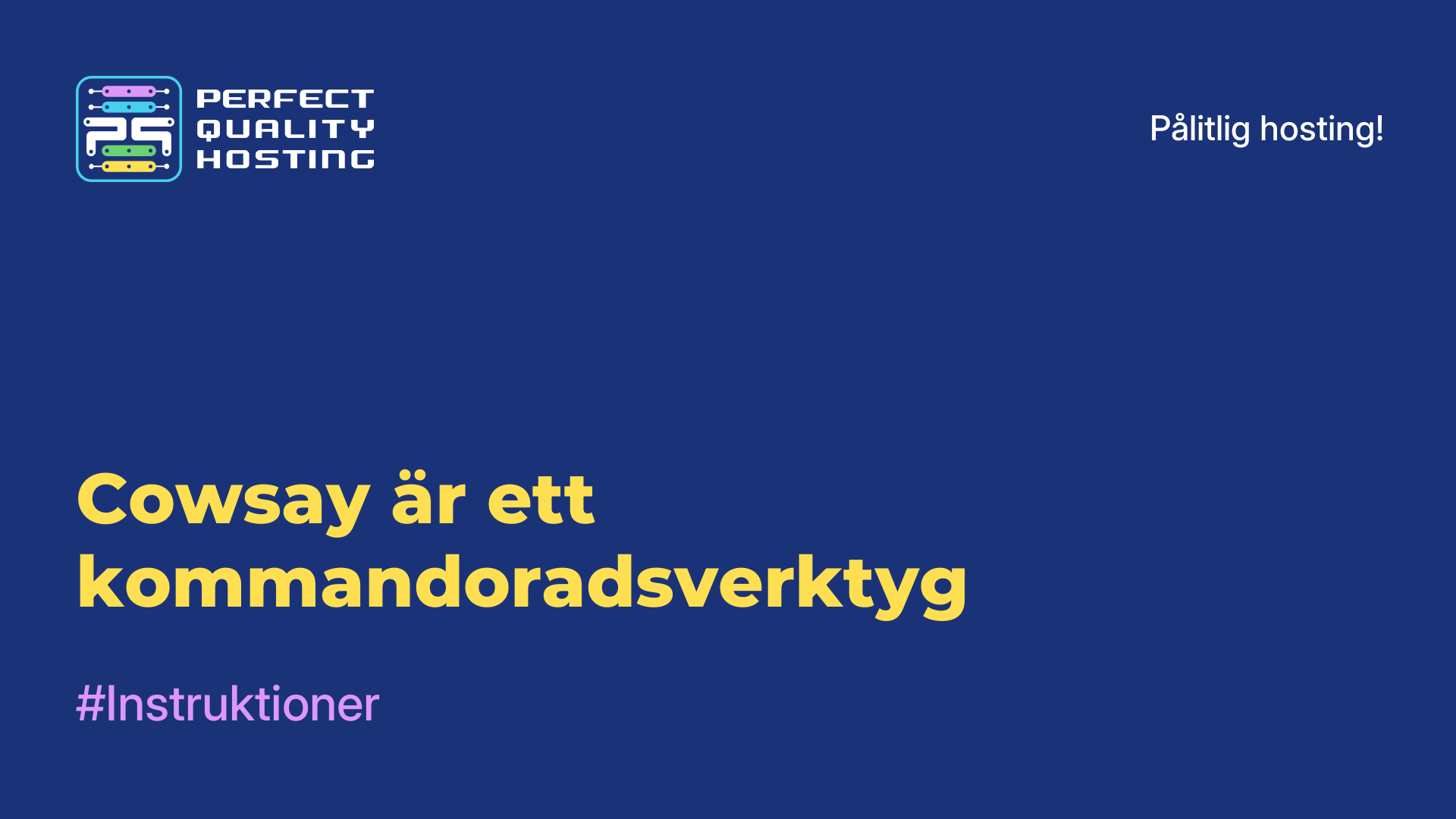 Cowsay är ett kommandoradsverktyg