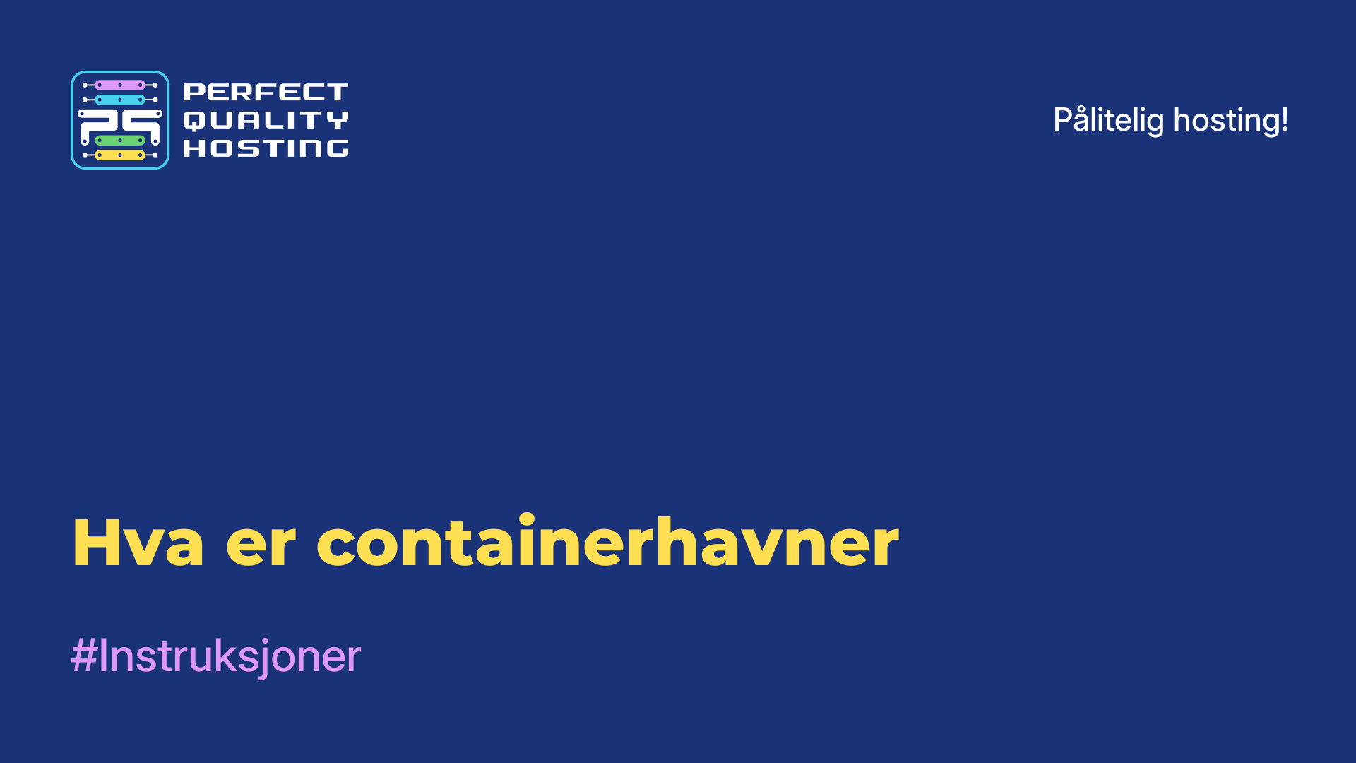 Hva er containerhavner