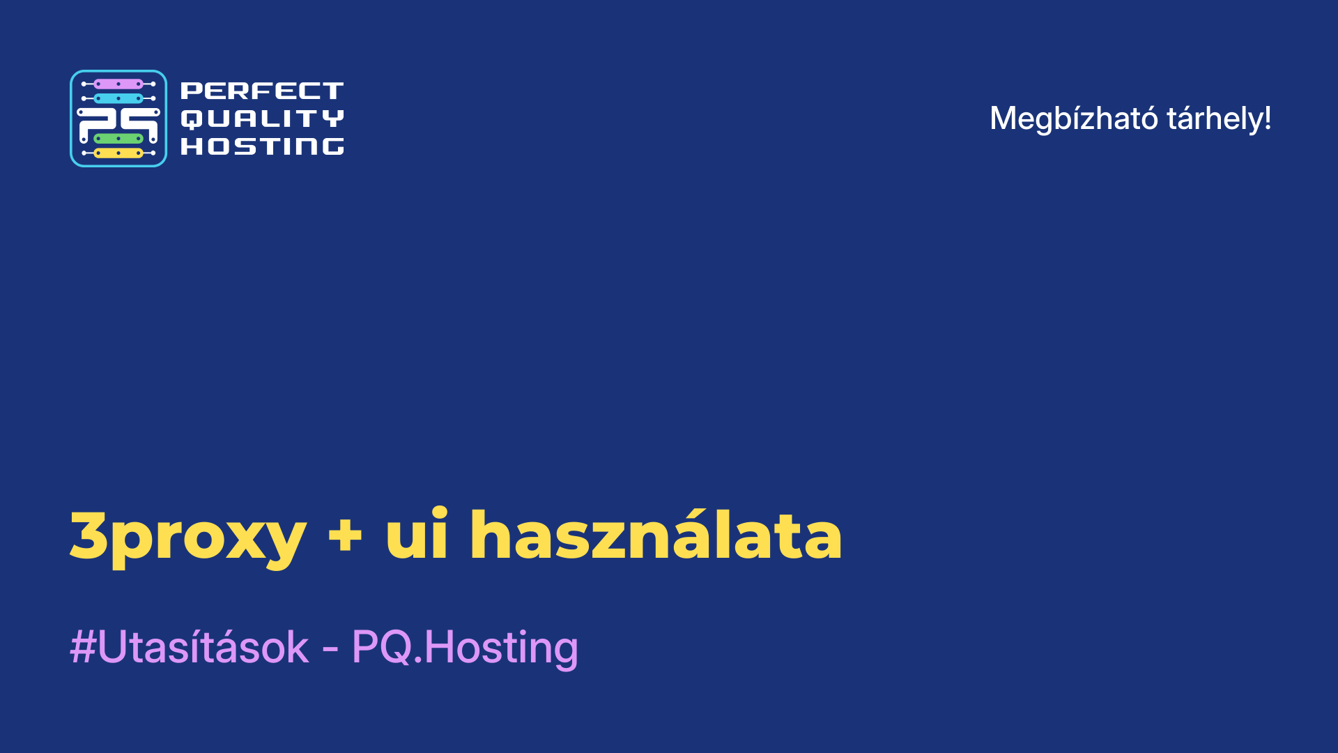 3proxy + ui használata