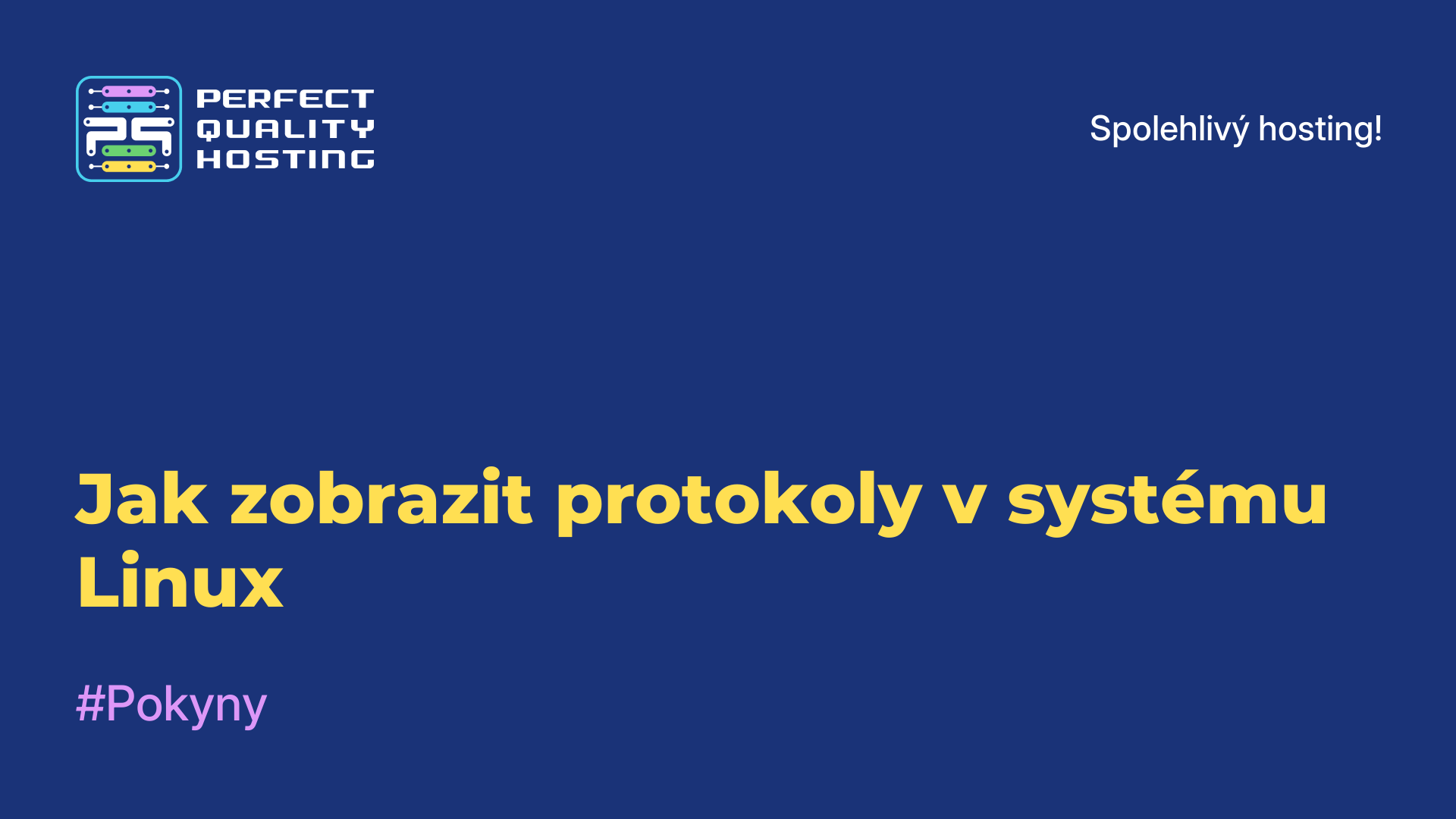 Jak zobrazit protokoly v systému Linux