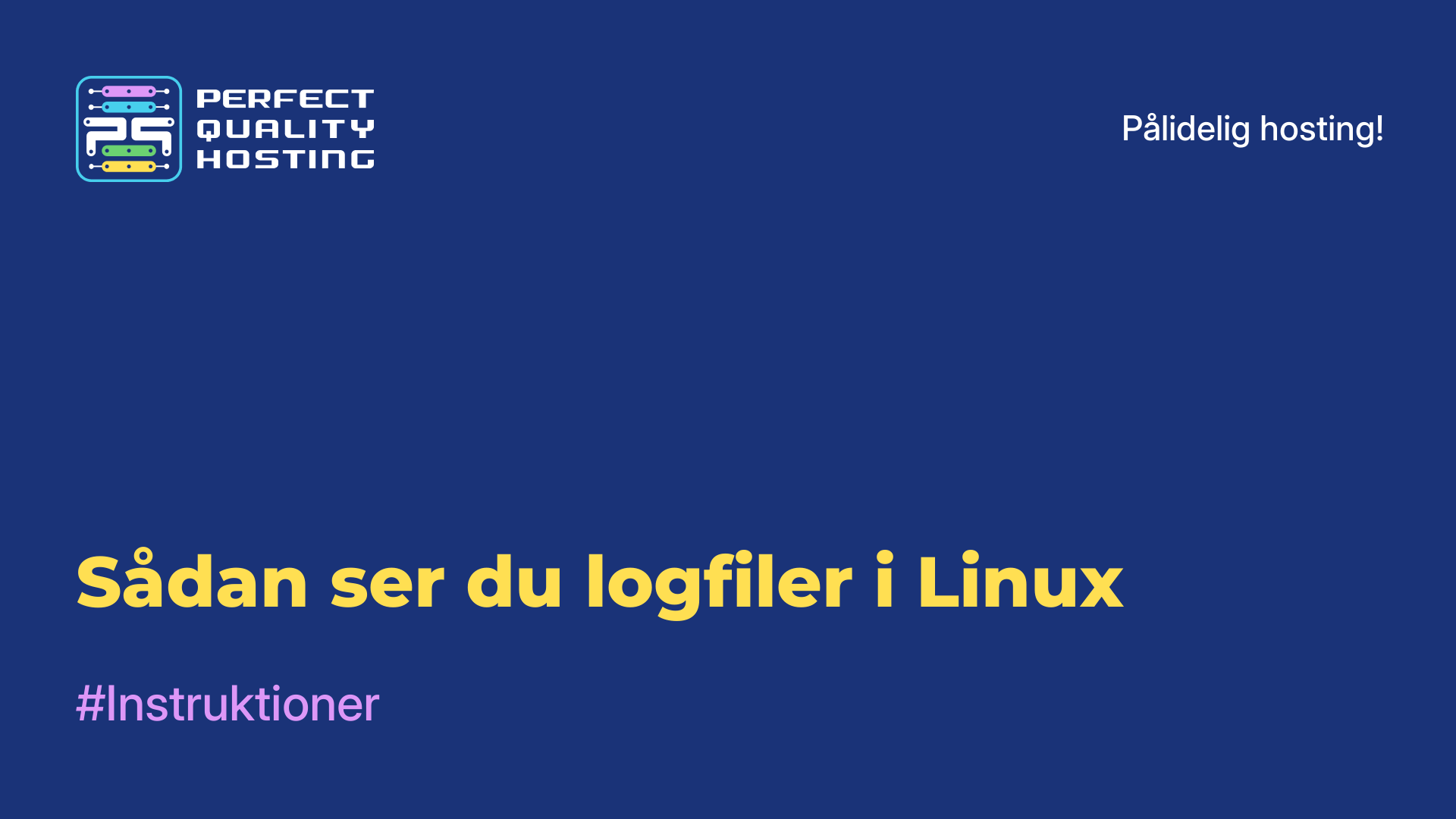 Sådan ser du logfiler i Linux