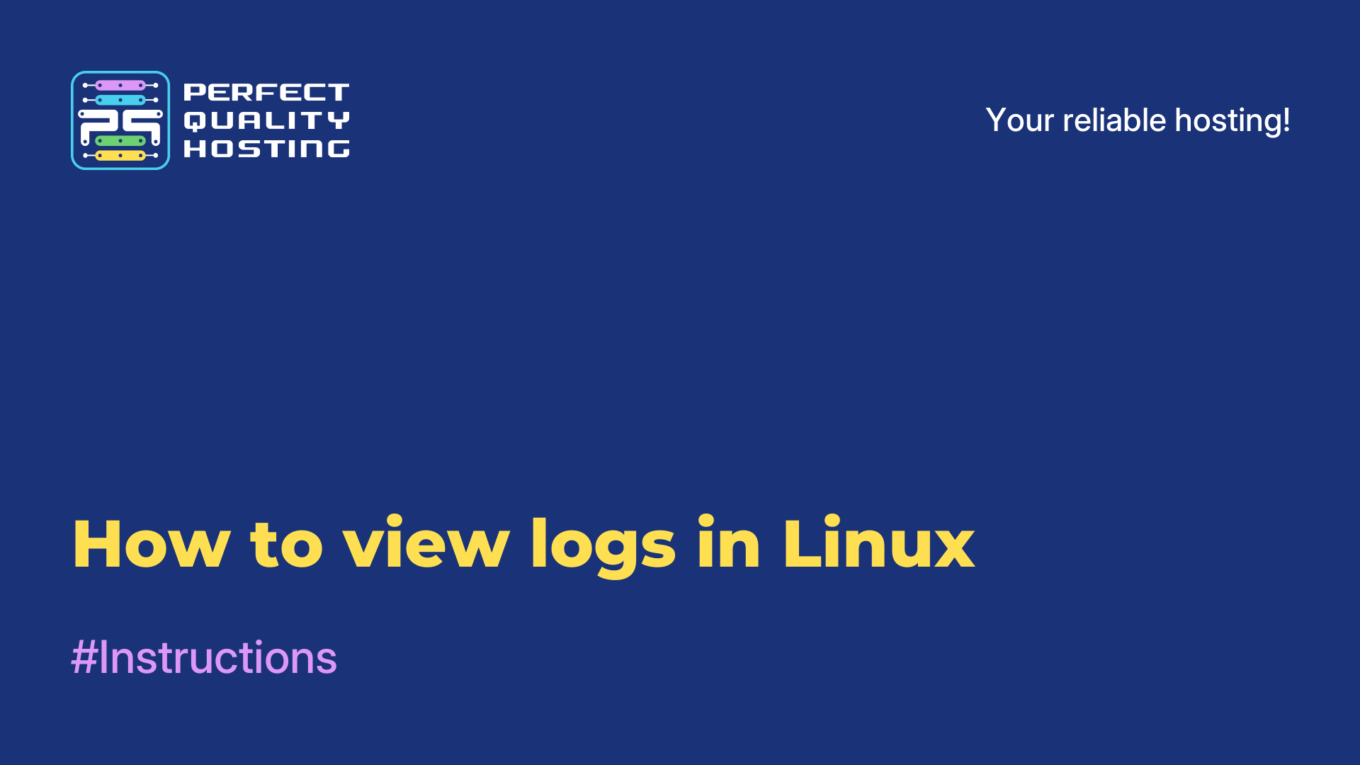 How to view logs in Linux